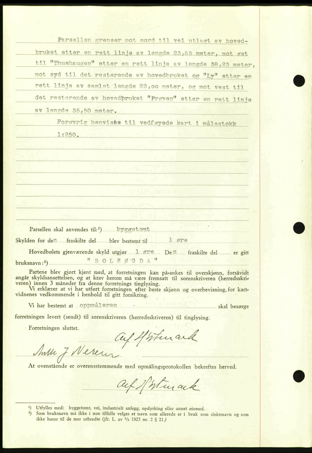 Romsdal sorenskriveri, AV/SAT-A-4149/1/2/2C: Mortgage book no. A11, 1941-1942, Diary no: : 1820/1941