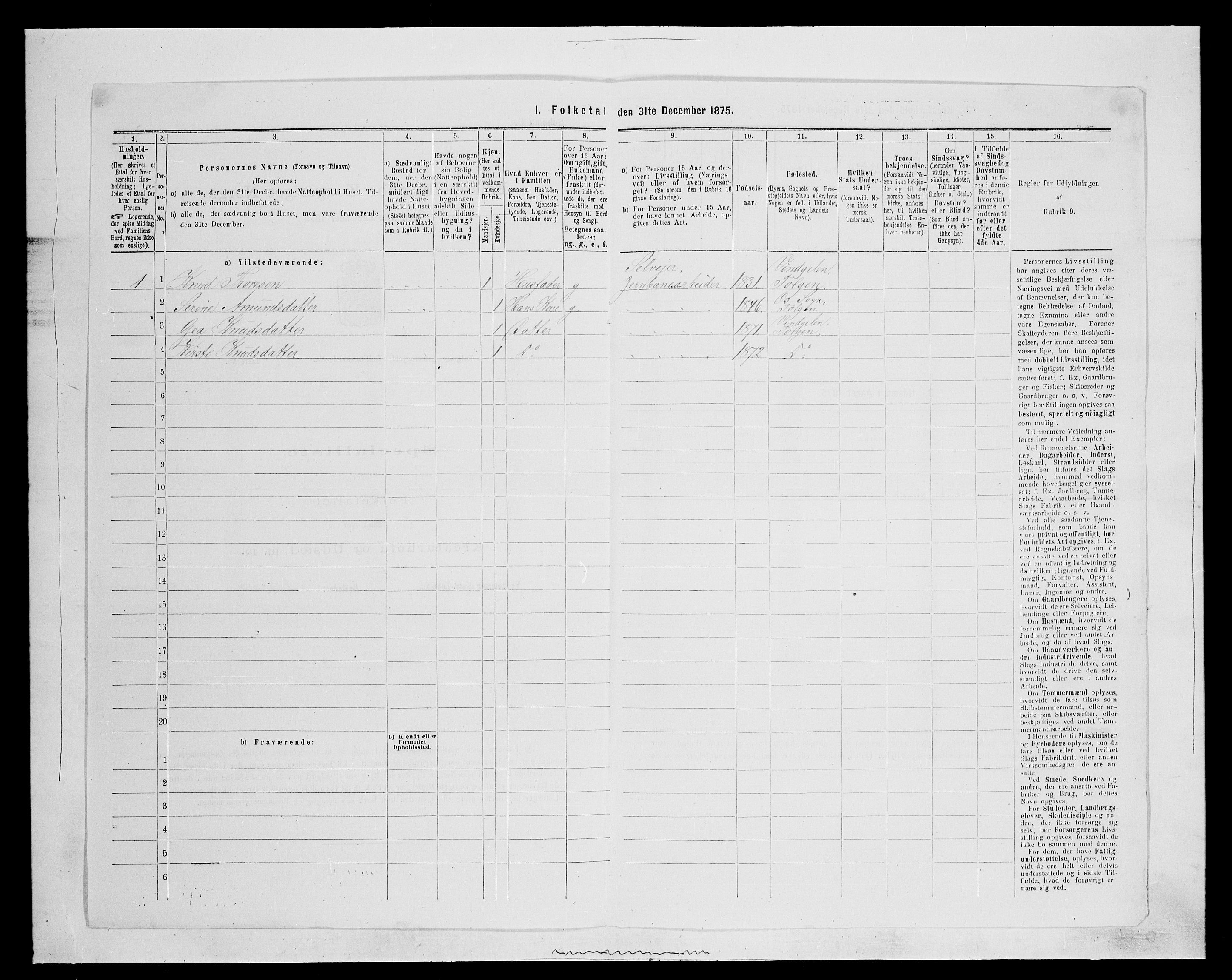 SAH, 1875 census for 0436P Tolga, 1875, p. 369
