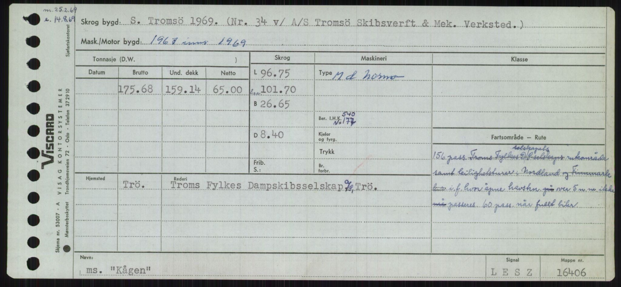 Sjøfartsdirektoratet med forløpere, Skipsmålingen, RA/S-1627/H/Ha/L0003/0002: Fartøy, Hilm-Mar / Fartøy, Kom-Mar, p. 201