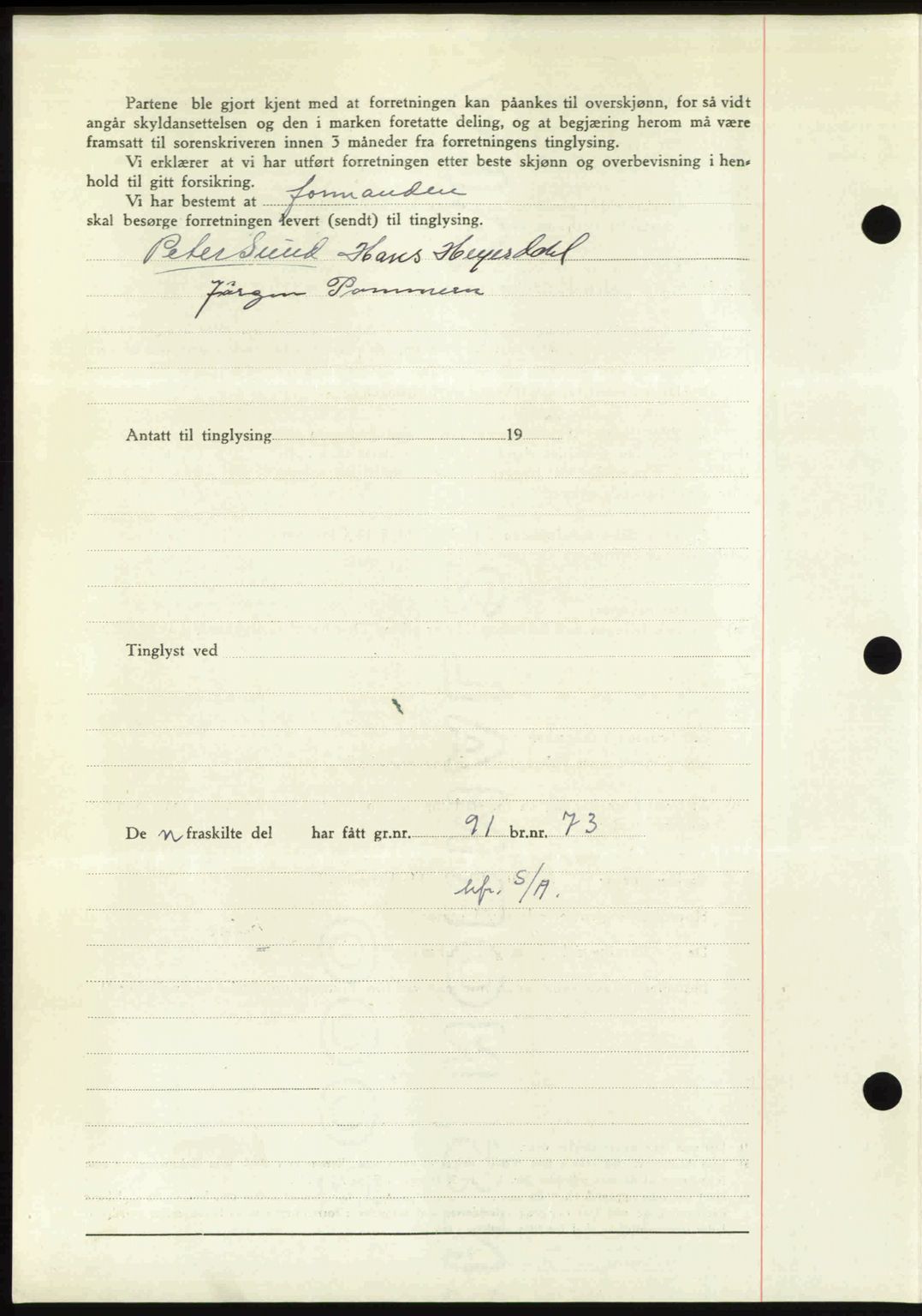 Idd og Marker sorenskriveri, AV/SAO-A-10283/G/Gb/Gbb/L0013: Mortgage book no. A13, 1949-1950, Diary no: : 2334/1949