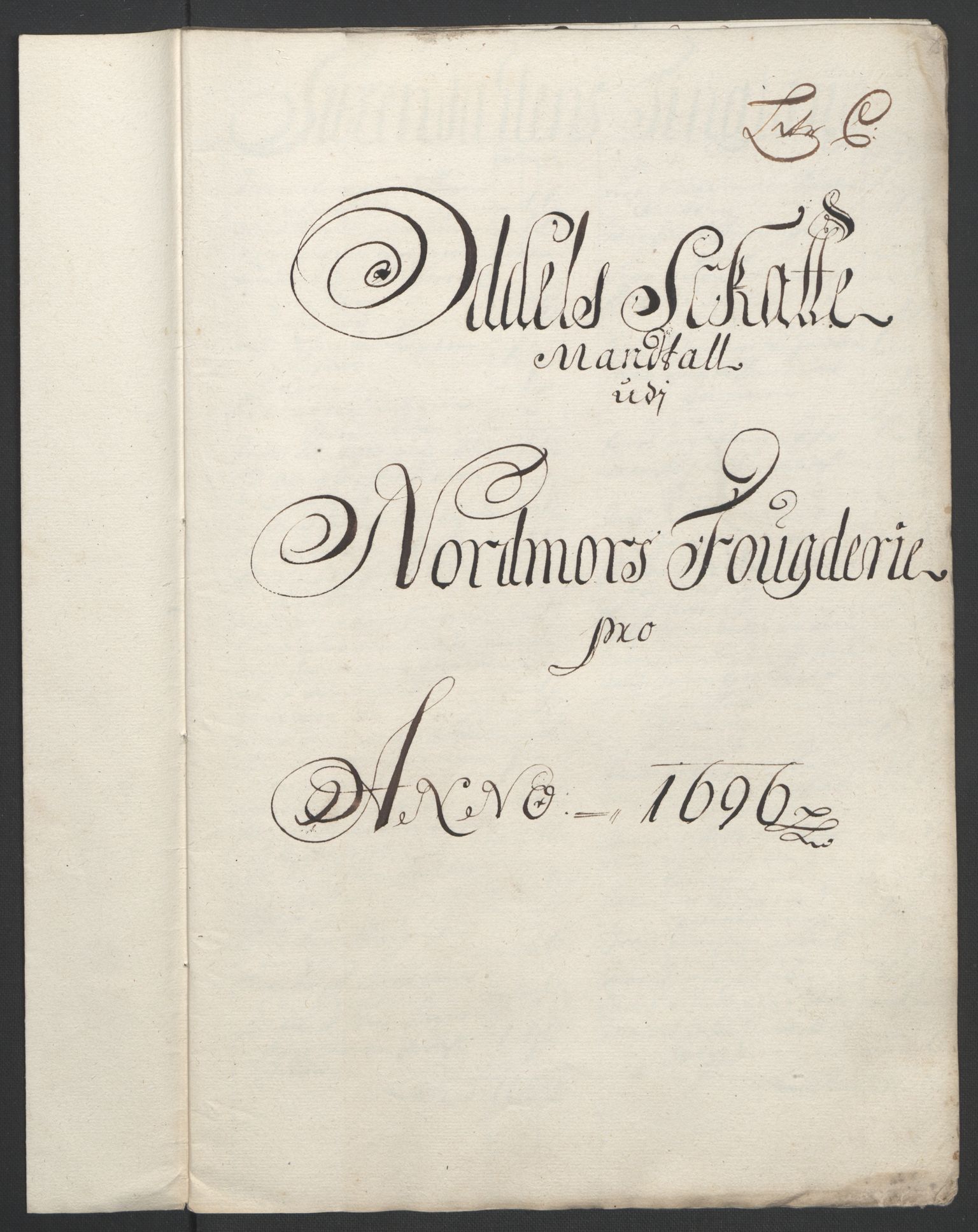 Rentekammeret inntil 1814, Reviderte regnskaper, Fogderegnskap, RA/EA-4092/R56/L3736: Fogderegnskap Nordmøre, 1694-1696, p. 401