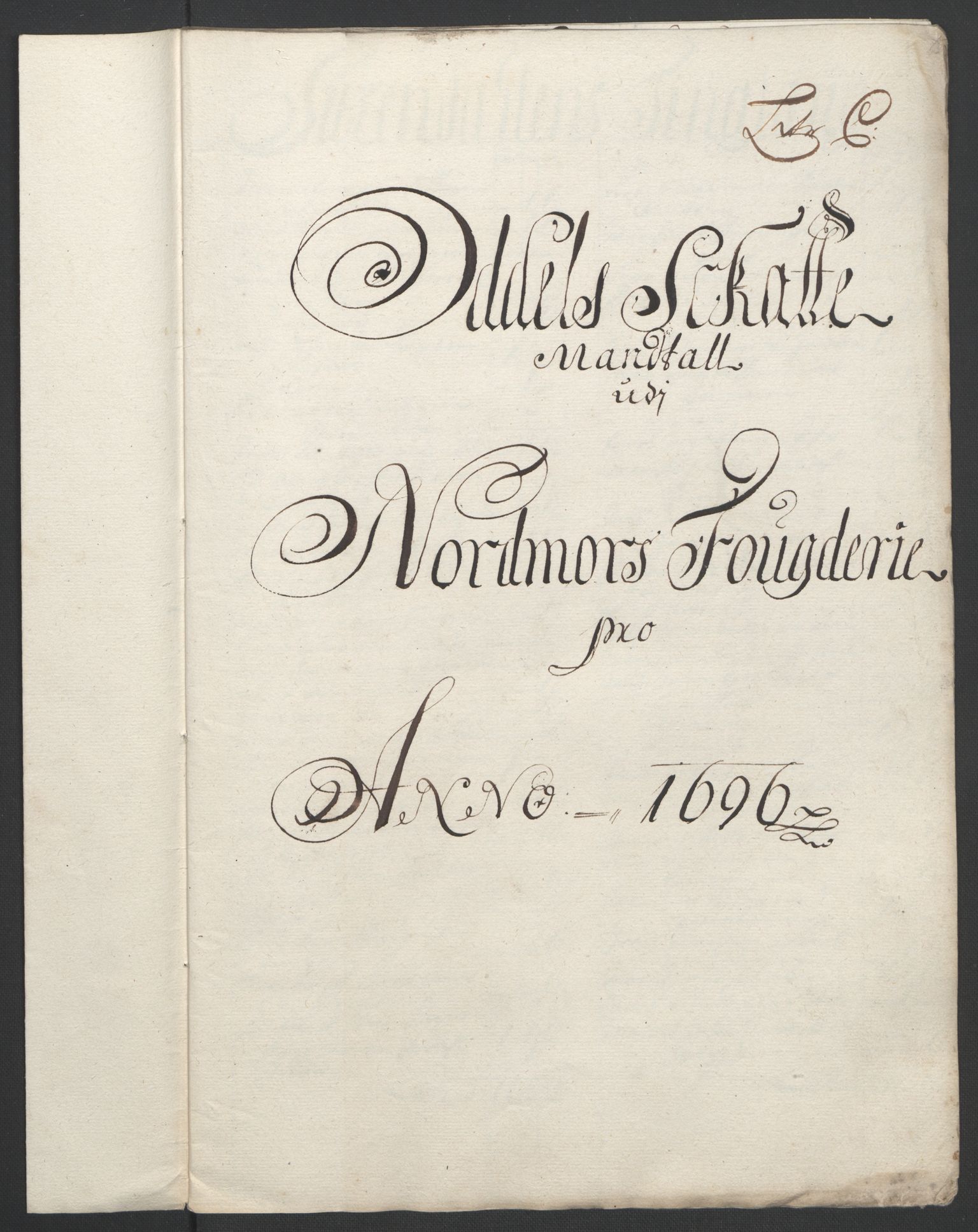 Rentekammeret inntil 1814, Reviderte regnskaper, Fogderegnskap, AV/RA-EA-4092/R56/L3736: Fogderegnskap Nordmøre, 1694-1696, p. 401