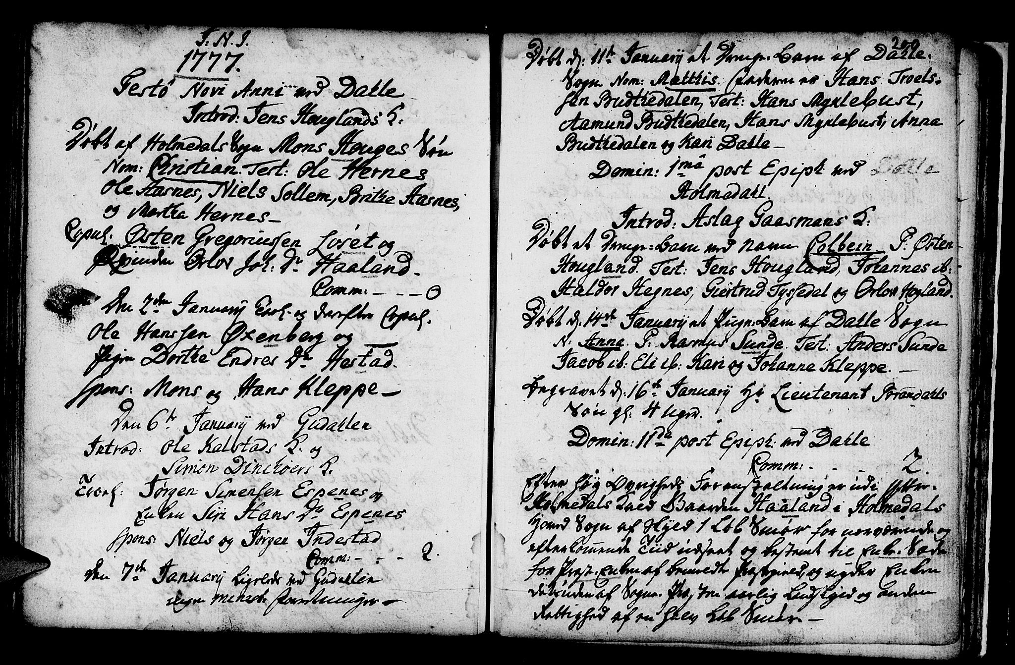 Fjaler sokneprestembete, AV/SAB-A-79801/H/Haa/Haaa/L0001: Parish register (official) no. A 1, 1755-1778, p. 200