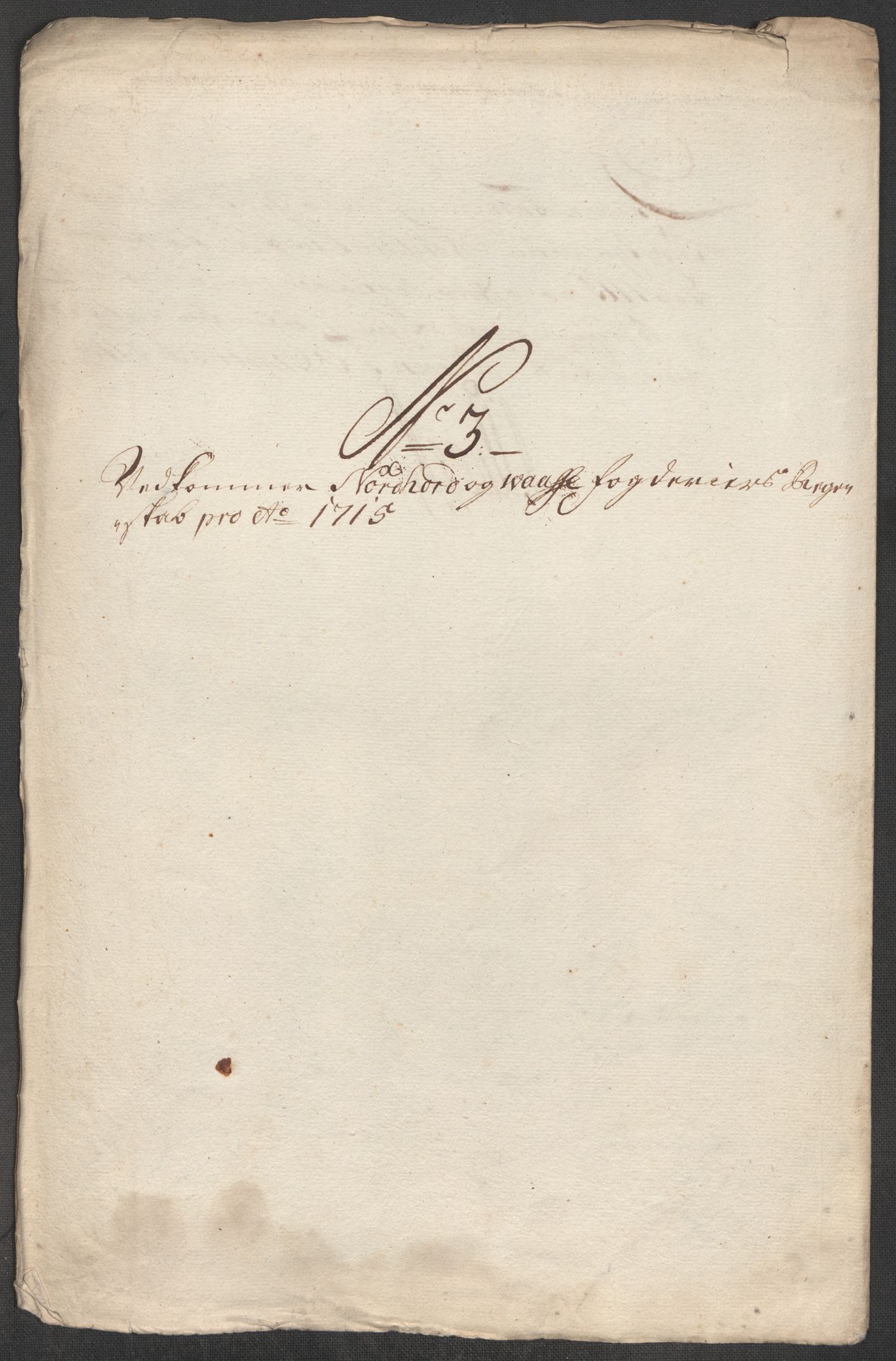 Rentekammeret inntil 1814, Reviderte regnskaper, Fogderegnskap, AV/RA-EA-4092/R51/L3198: Fogderegnskap Nordhordland og Voss, 1715, p. 100