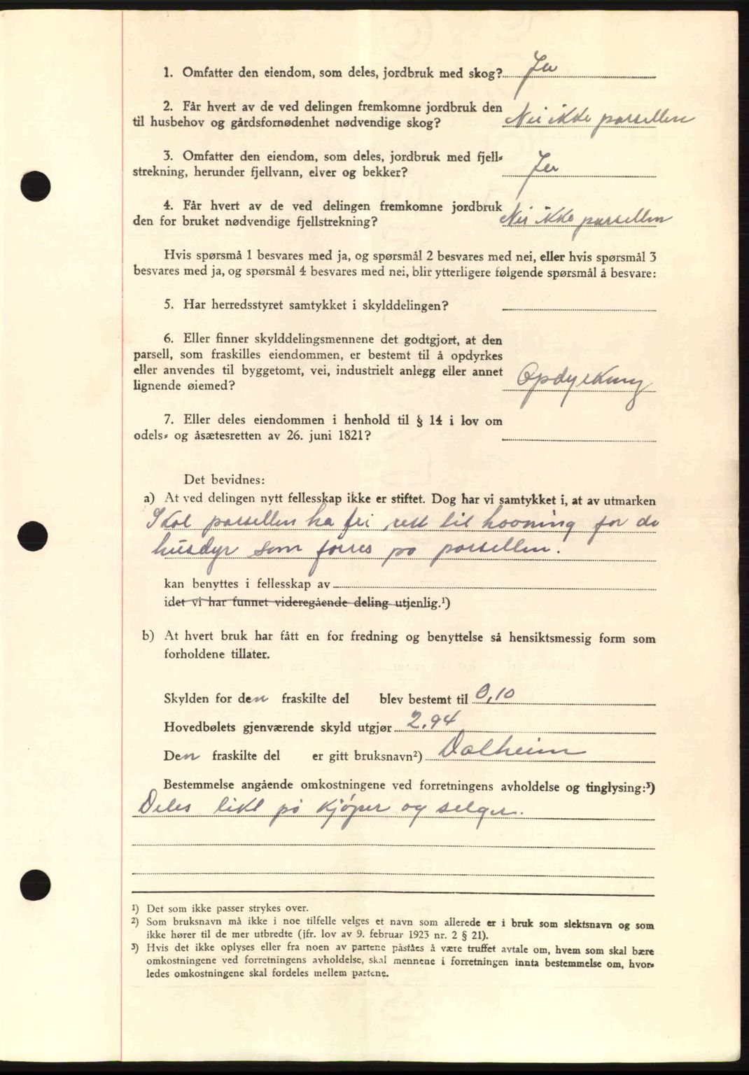 Romsdal sorenskriveri, AV/SAT-A-4149/1/2/2C: Mortgage book no. A13, 1942-1943, Diary no: : 2432/1942