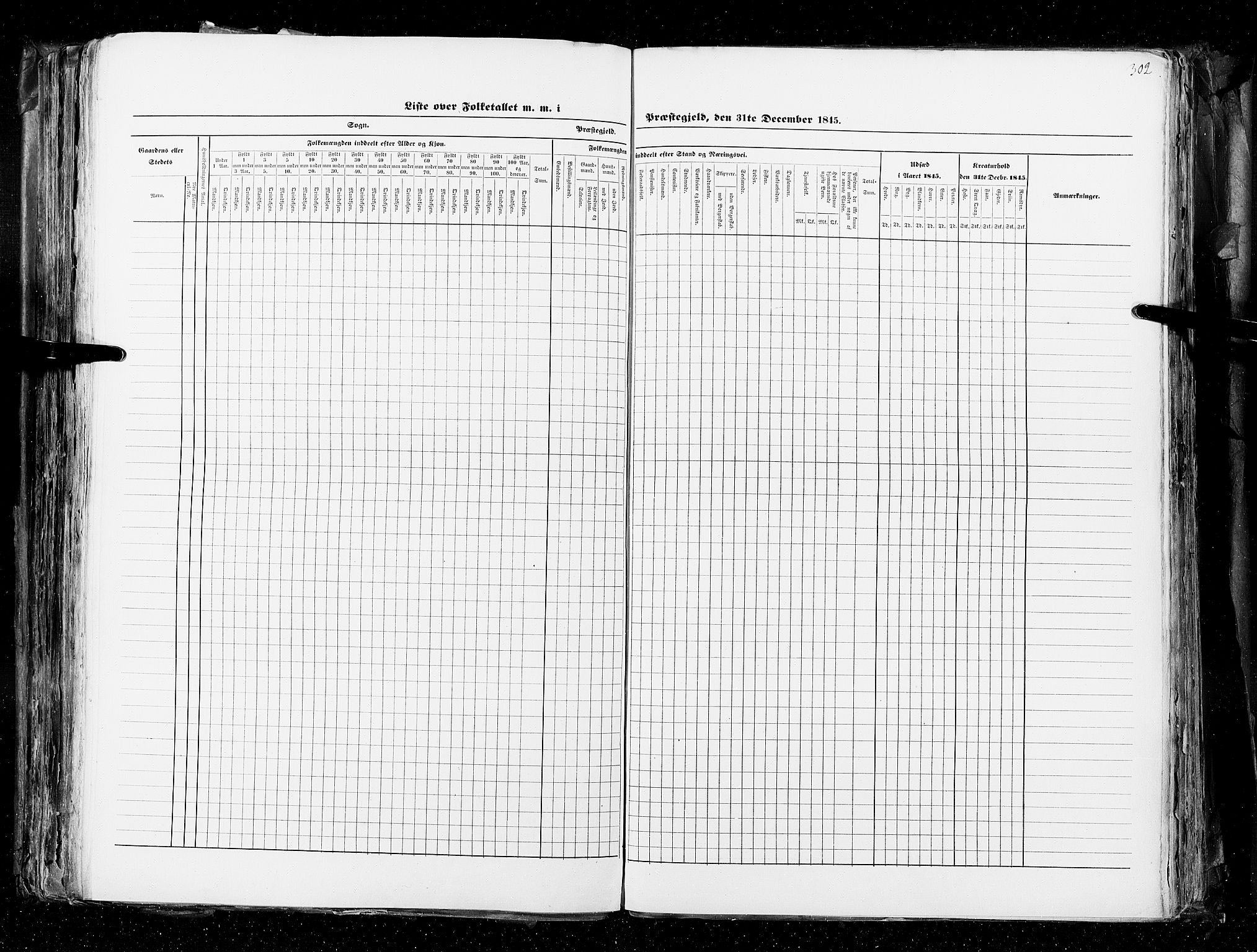 RA, Census 1845, vol. 4: Buskerud amt og Jarlsberg og Larvik amt, 1845, p. 302