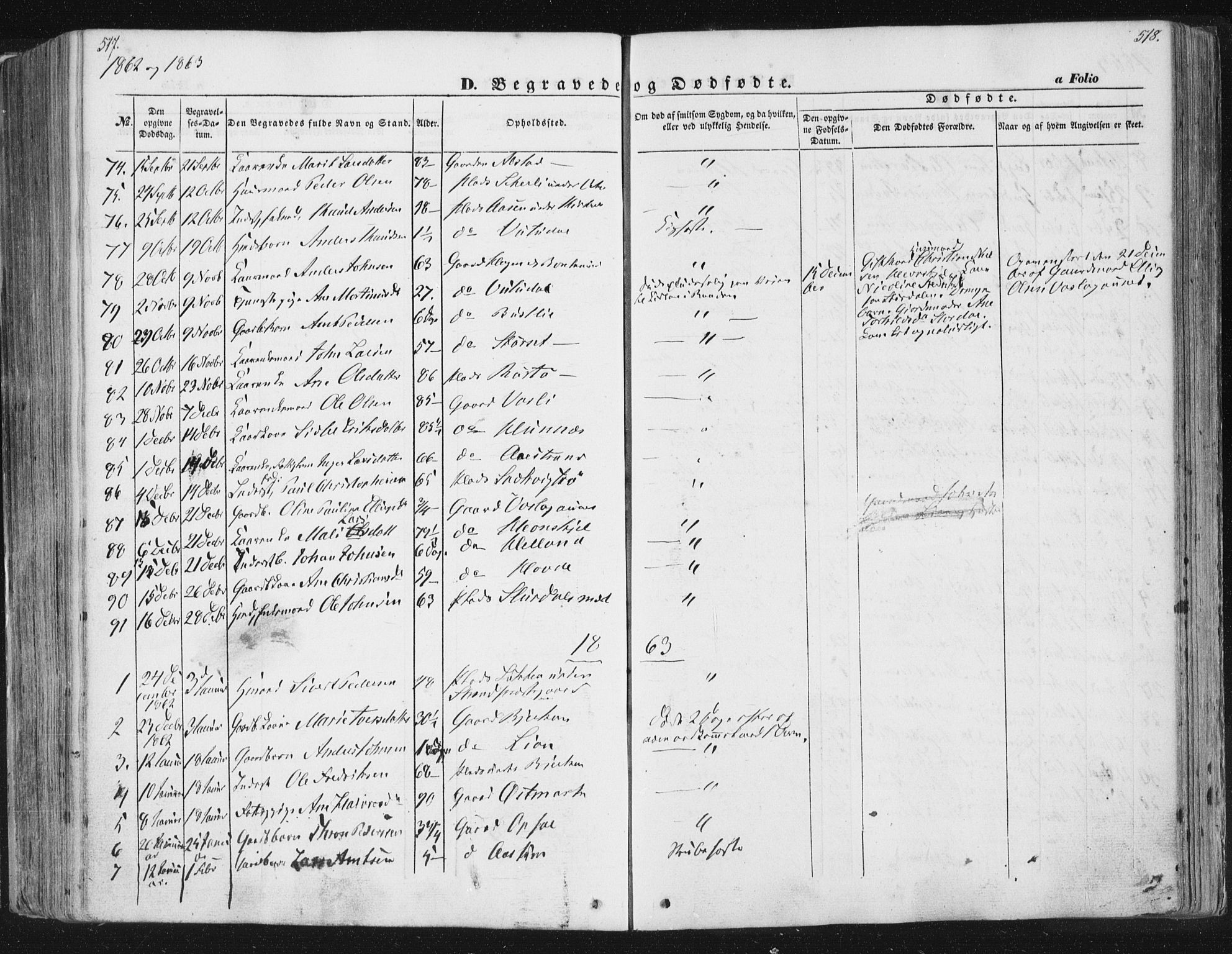 Ministerialprotokoller, klokkerbøker og fødselsregistre - Sør-Trøndelag, SAT/A-1456/630/L0494: Parish register (official) no. 630A07, 1852-1868, p. 517-518