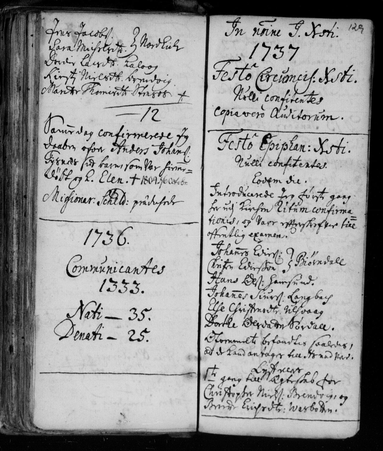 Ministerialprotokoller, klokkerbøker og fødselsregistre - Nordland, SAT/A-1459/859/L0840: Parish register (official) no. 859A00, 1708-1738, p. 129