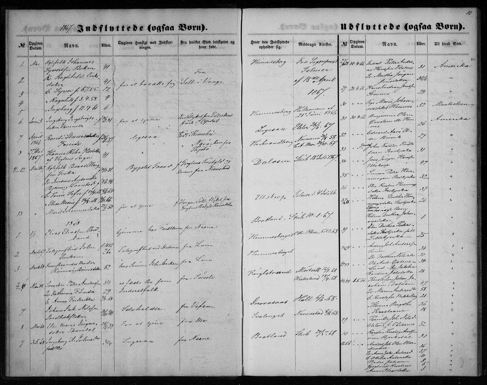 Ministerialprotokoller, klokkerbøker og fødselsregistre - Nordland, AV/SAT-A-1459/825/L0360: Parish register (official) no. 825A14, 1860-1886, p. 10