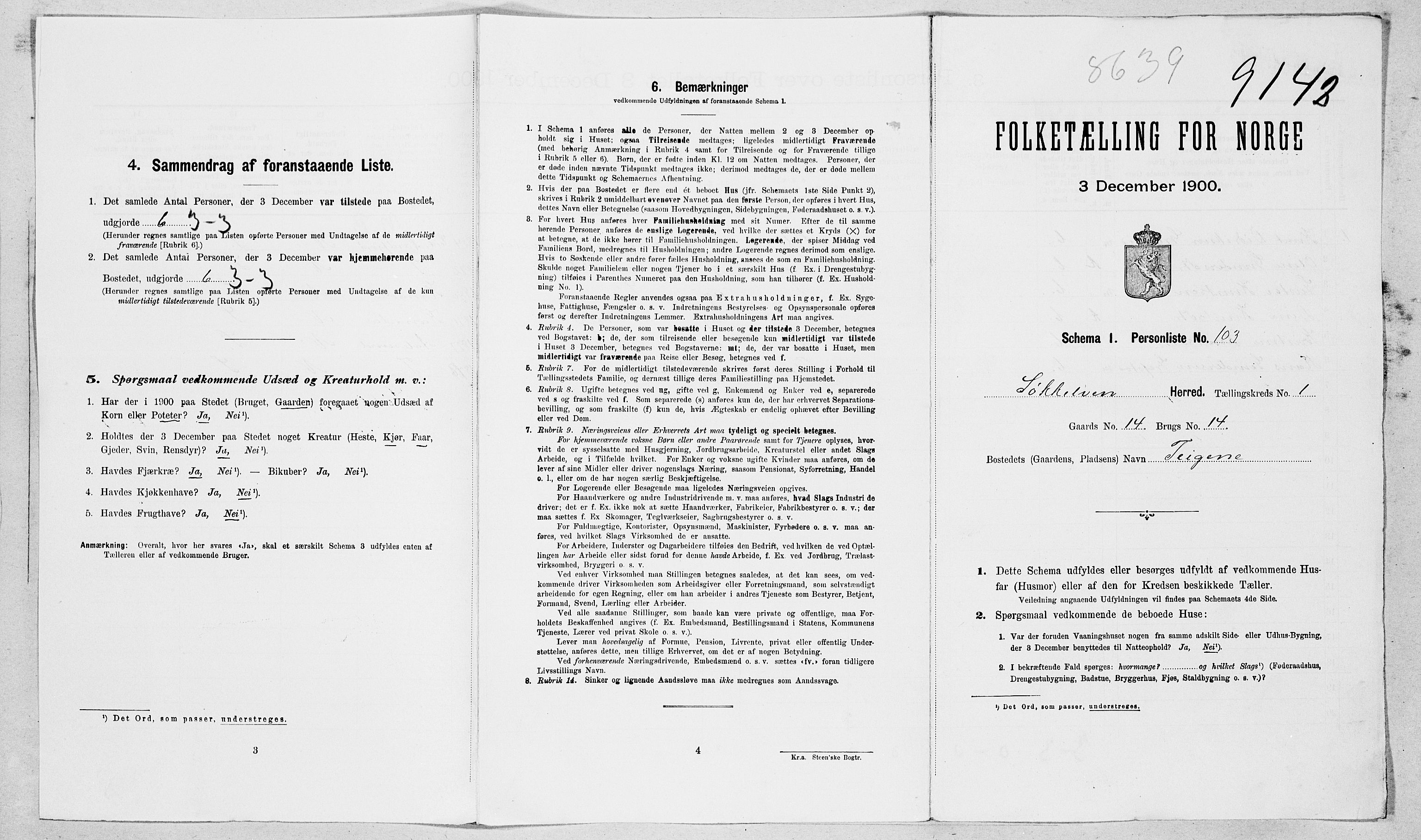 SAT, 1900 census for Sykkylven, 1900, p. 30