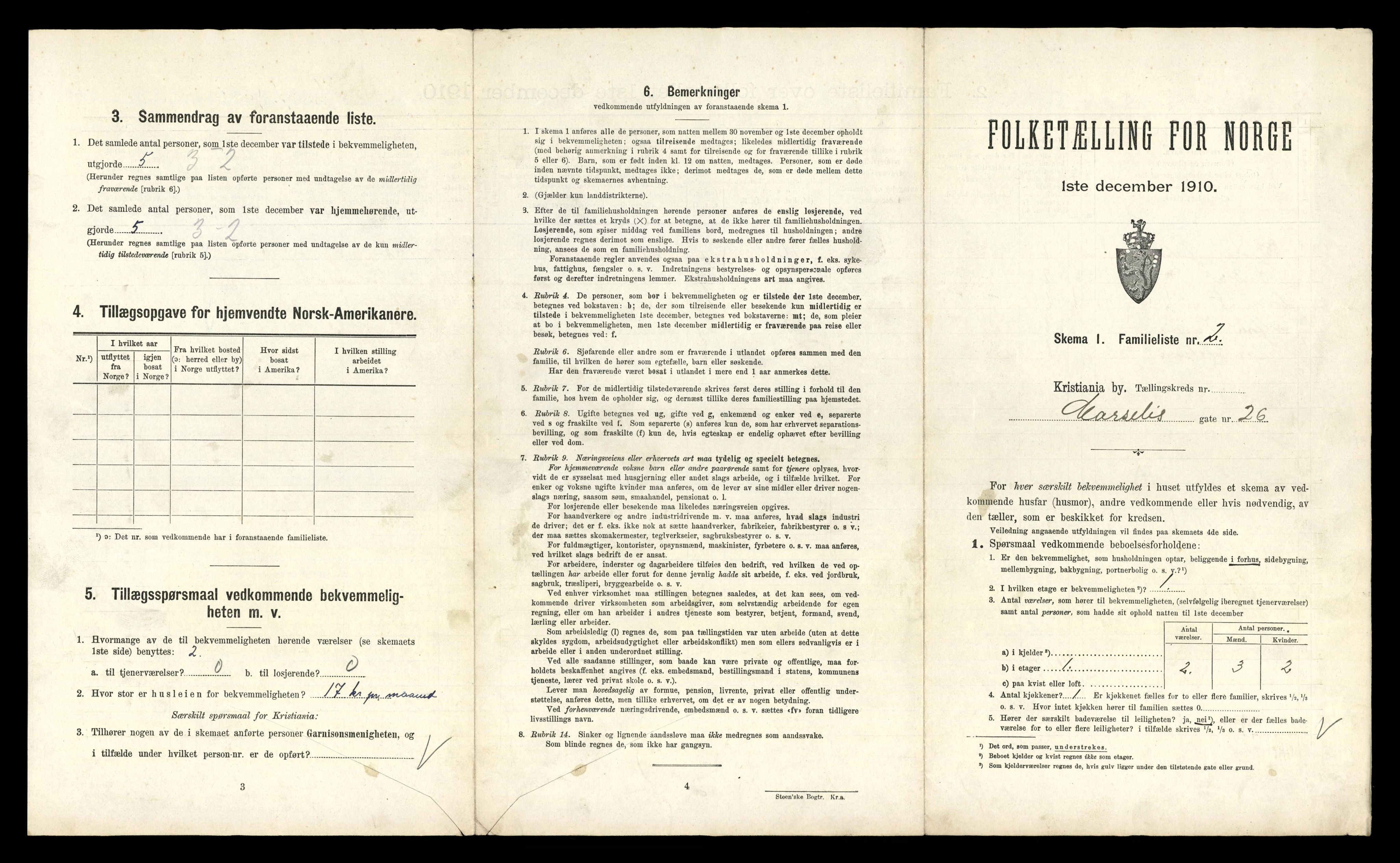 RA, 1910 census for Kristiania, 1910, p. 63177