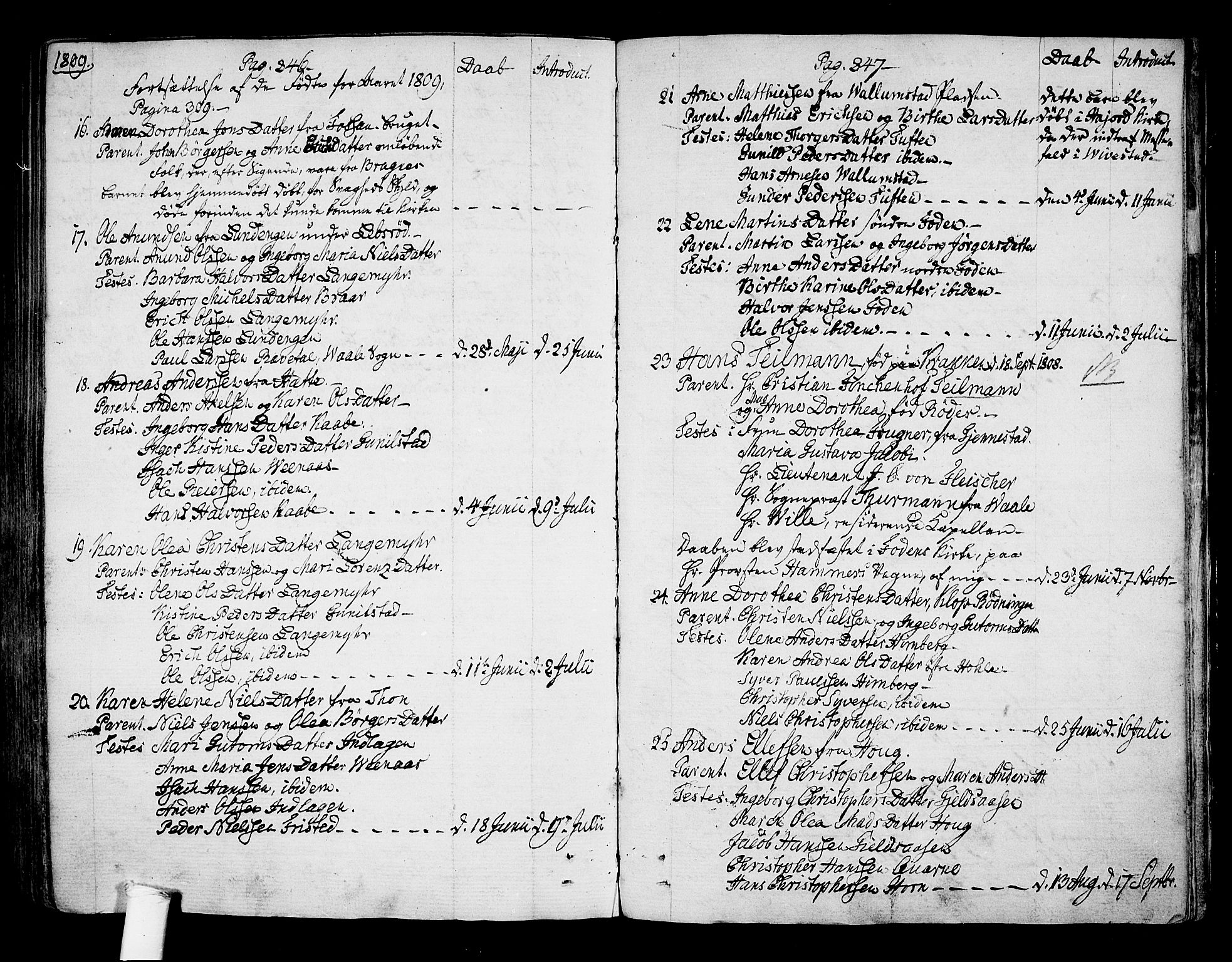 Ramnes kirkebøker, AV/SAKO-A-314/F/Fa/L0003: Parish register (official) no. I 3, 1790-1813, p. 346-347