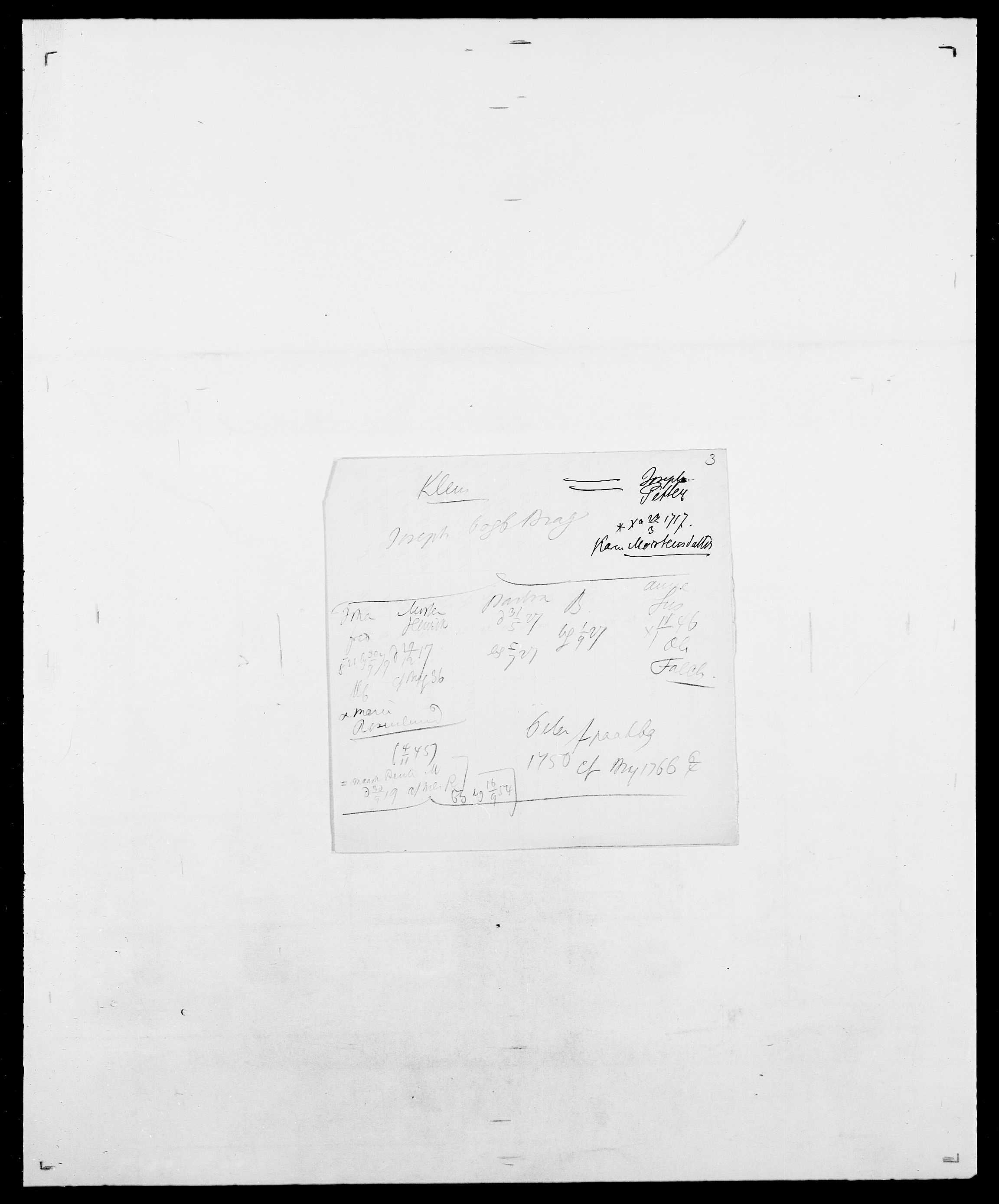 Delgobe, Charles Antoine - samling, AV/SAO-PAO-0038/D/Da/L0021: Klagenberg - Kristoft, p. 24