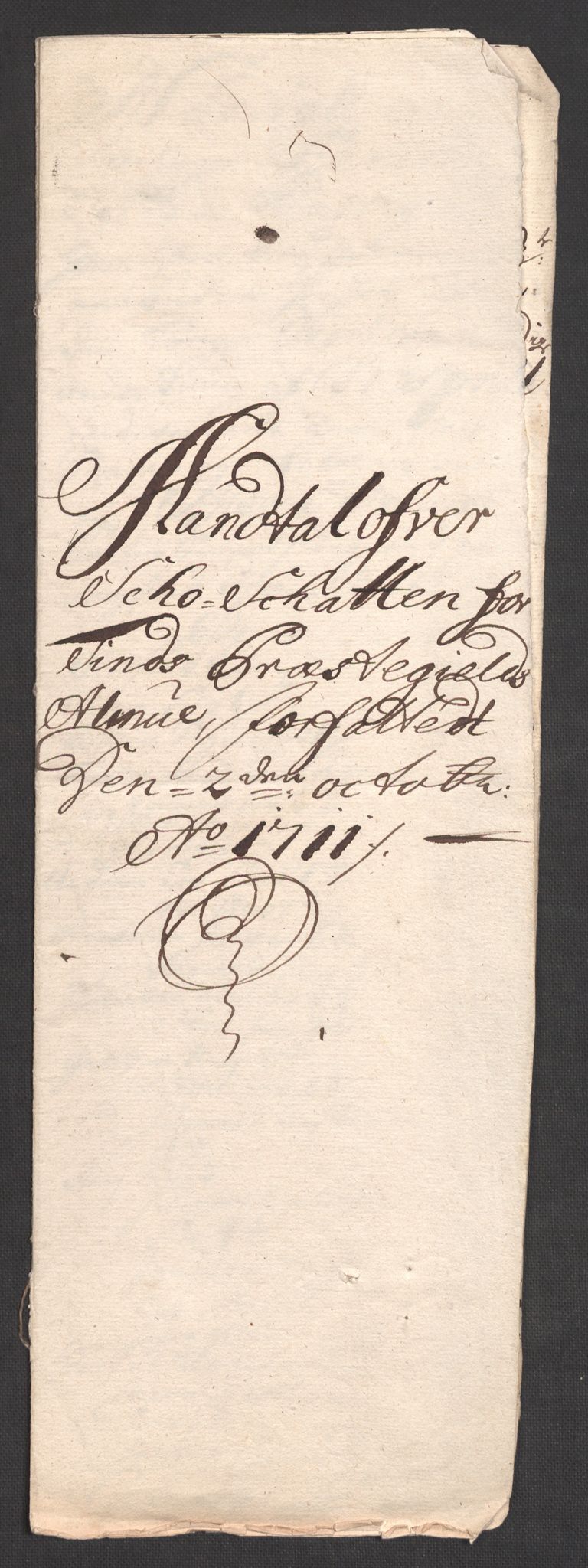 Rentekammeret inntil 1814, Reviderte regnskaper, Fogderegnskap, RA/EA-4092/R36/L2121: Fogderegnskap Øvre og Nedre Telemark og Bamble, 1711, p. 159