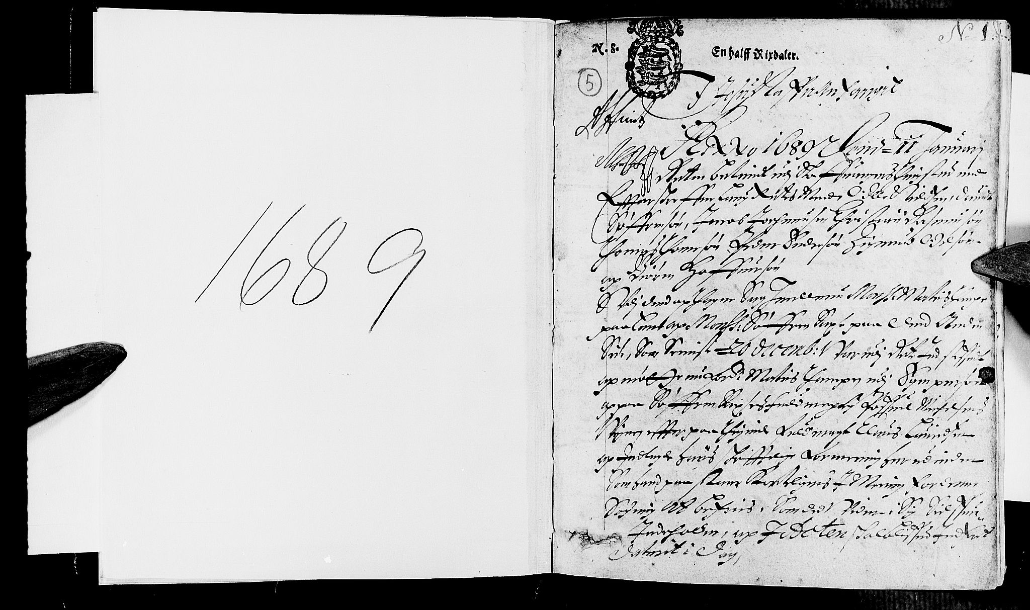 Jæren og Dalane sorenskriveri, AV/SAST-A-100306/3/30/30BA/L0045: TINGBOK, 1689, p. 0b-1a