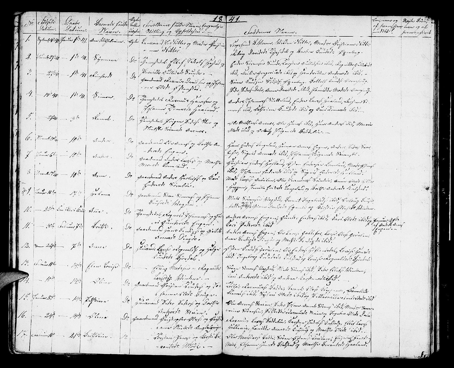 Fjaler sokneprestembete, SAB/A-79801/H/Hab/Haba/L0001: Parish register (copy) no. A 1, 1836-1846, p. 23