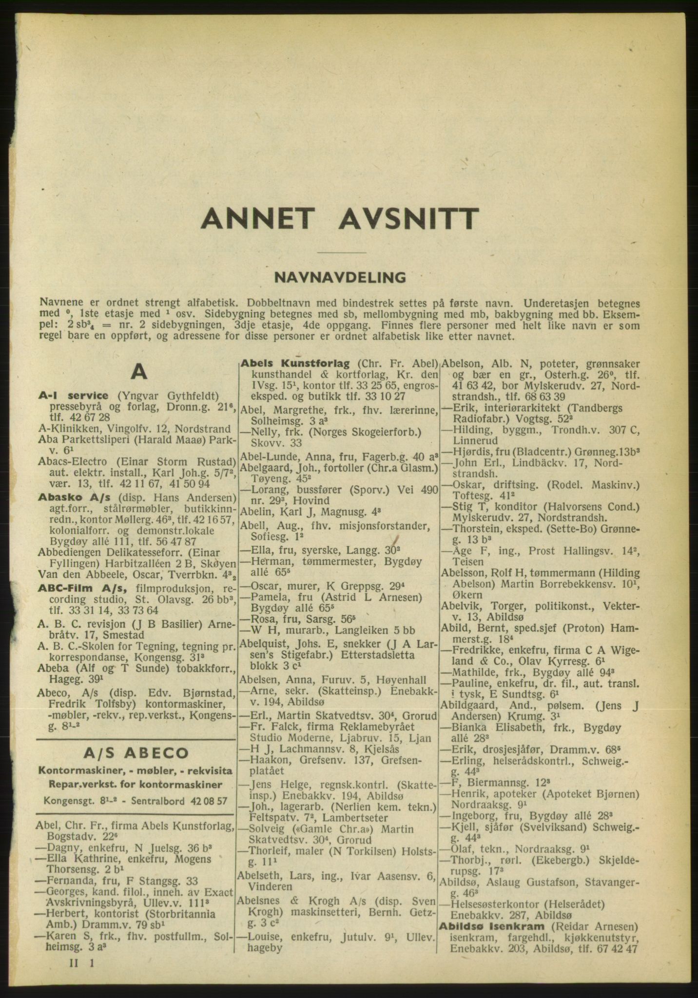 Kristiania/Oslo adressebok, PUBL/-, 1956-1957, p. 41