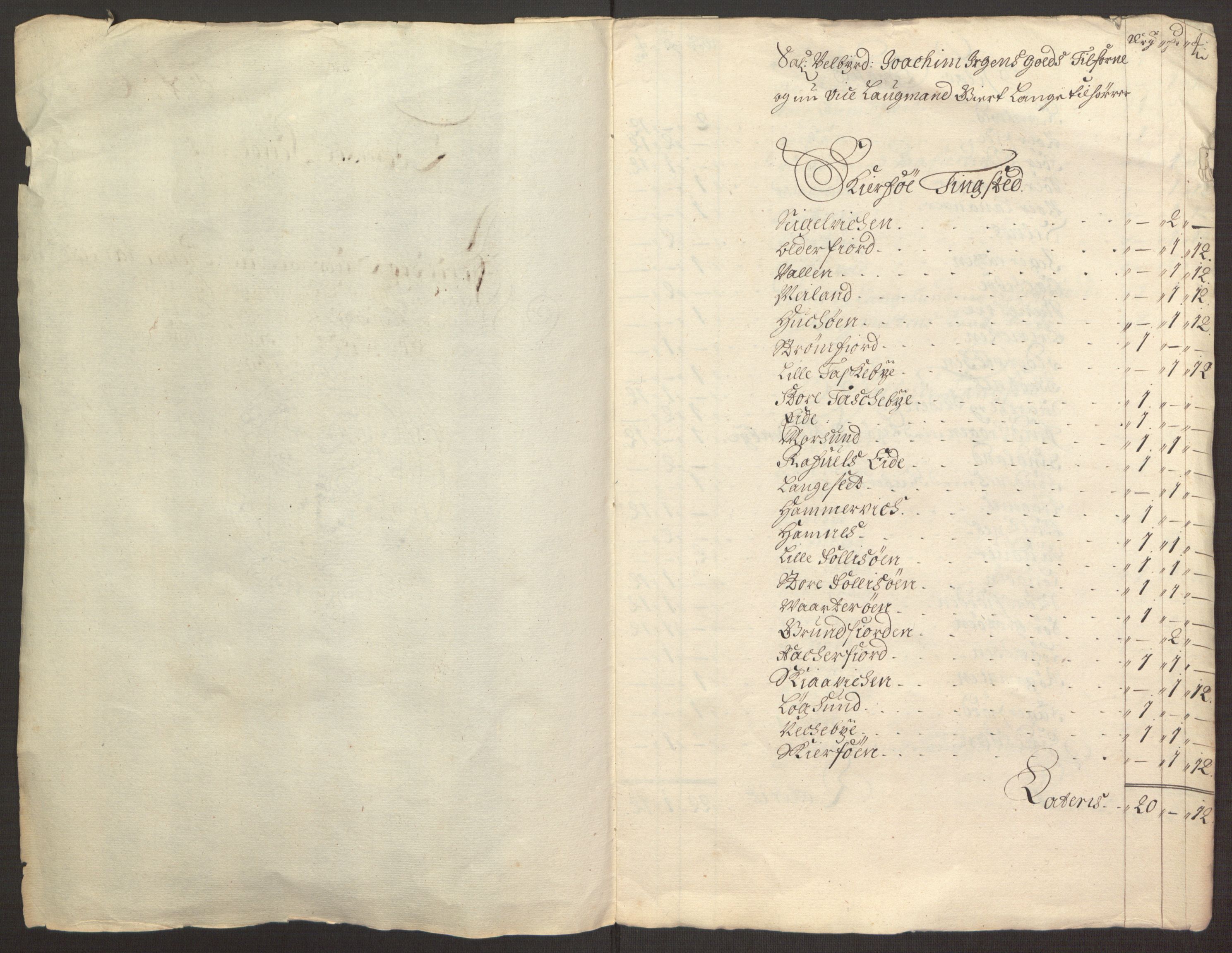 Rentekammeret inntil 1814, Reviderte regnskaper, Fogderegnskap, RA/EA-4092/R68/L4753: Fogderegnskap Senja og Troms, 1694-1696, p. 199