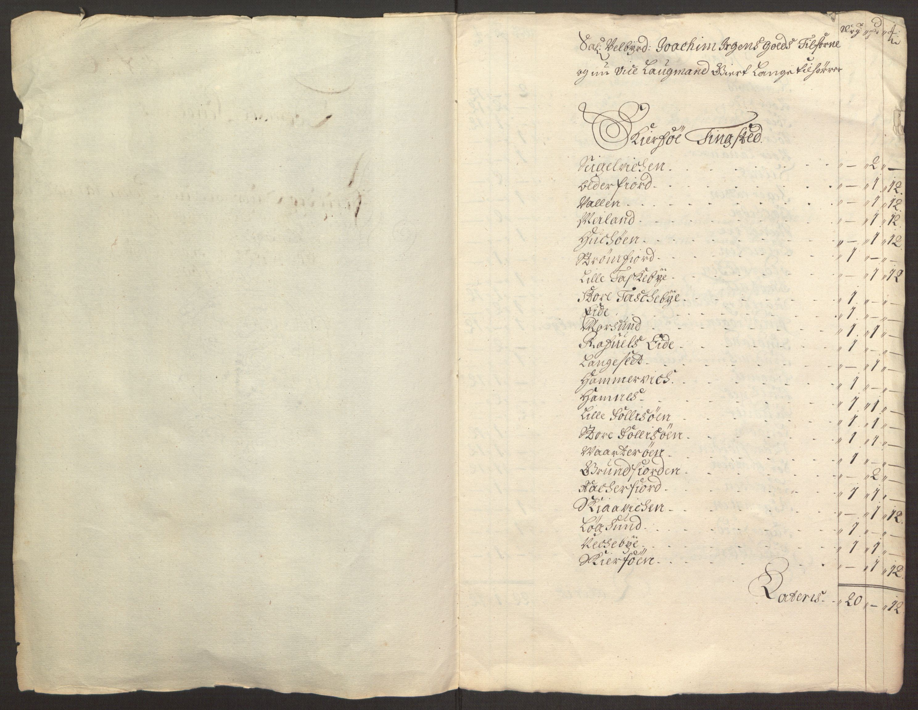 Rentekammeret inntil 1814, Reviderte regnskaper, Fogderegnskap, AV/RA-EA-4092/R68/L4753: Fogderegnskap Senja og Troms, 1694-1696, p. 199