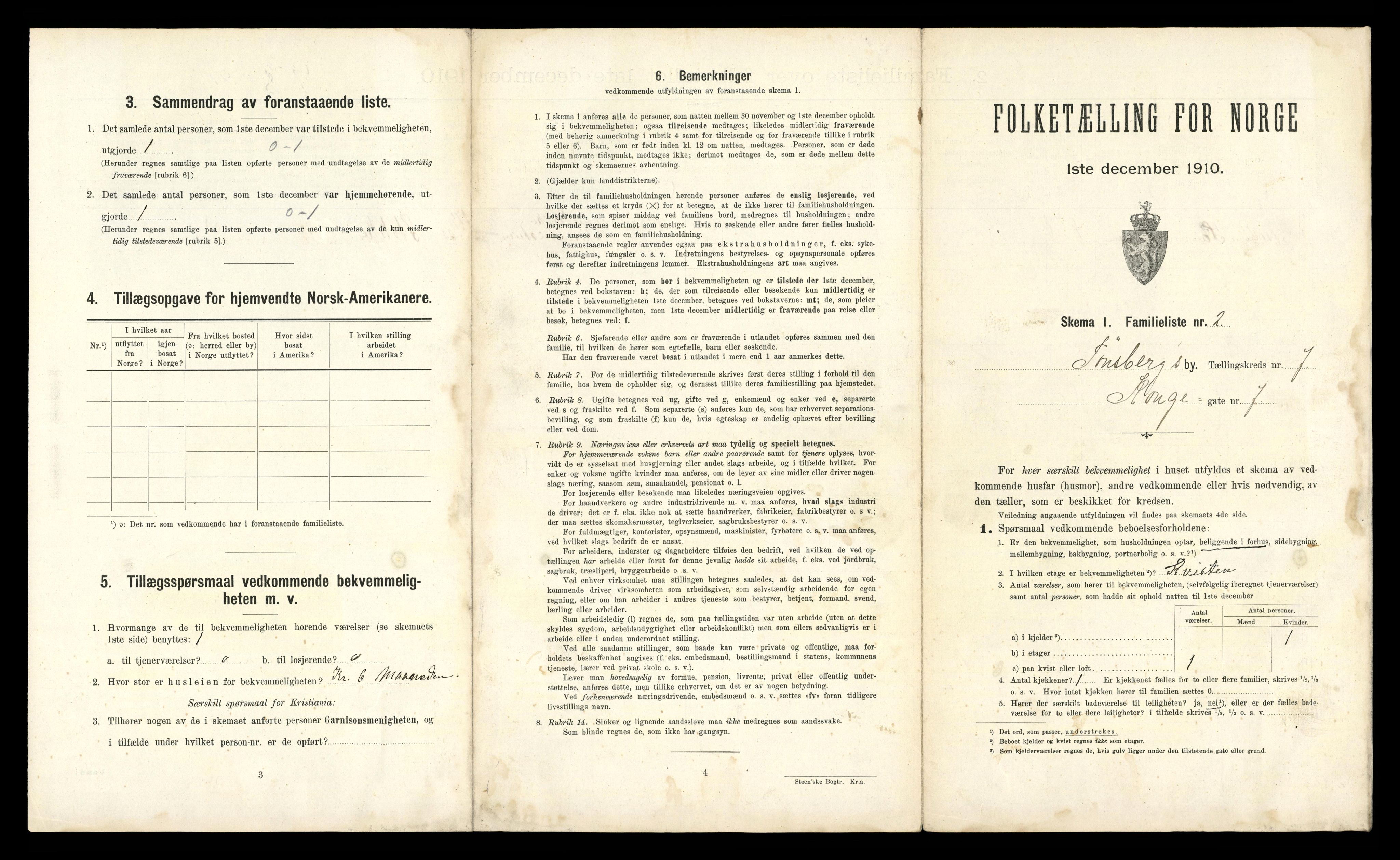 RA, 1910 census for Tønsberg, 1910, p. 3147