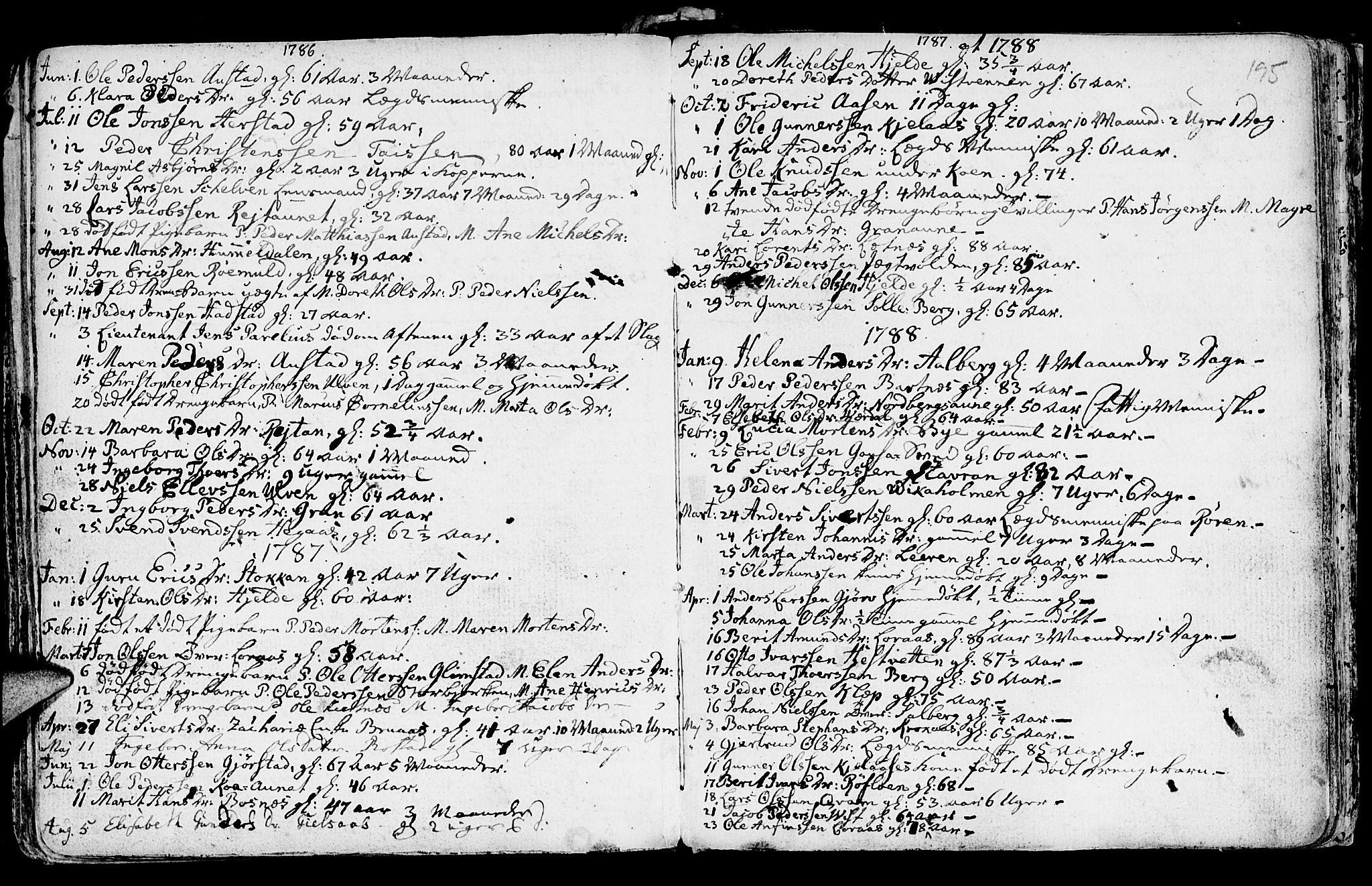 Ministerialprotokoller, klokkerbøker og fødselsregistre - Nord-Trøndelag, SAT/A-1458/730/L0273: Parish register (official) no. 730A02, 1762-1802, p. 195