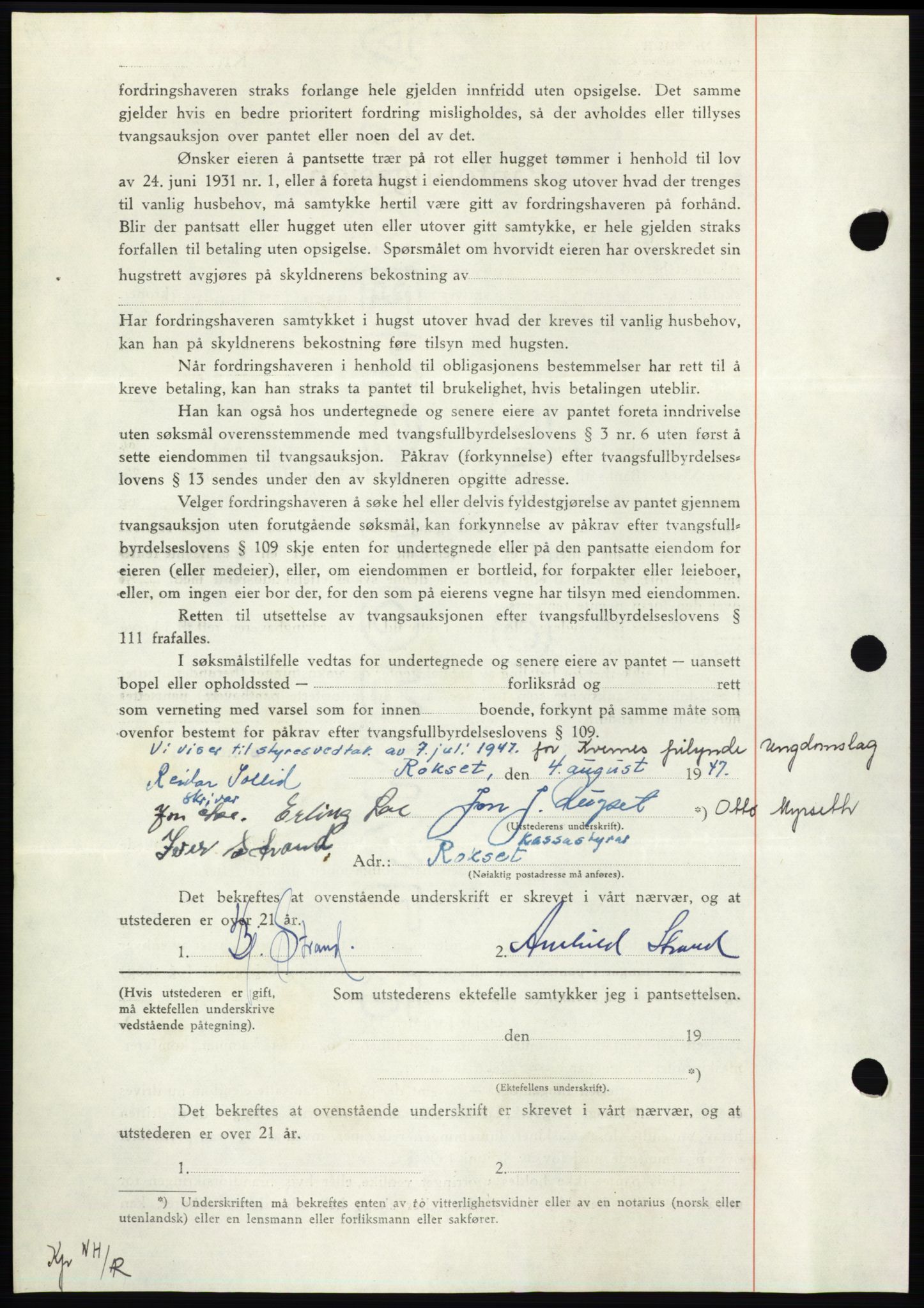 Nordmøre sorenskriveri, AV/SAT-A-4132/1/2/2Ca: Mortgage book no. B98, 1948-1948, Diary no: : 281/1948