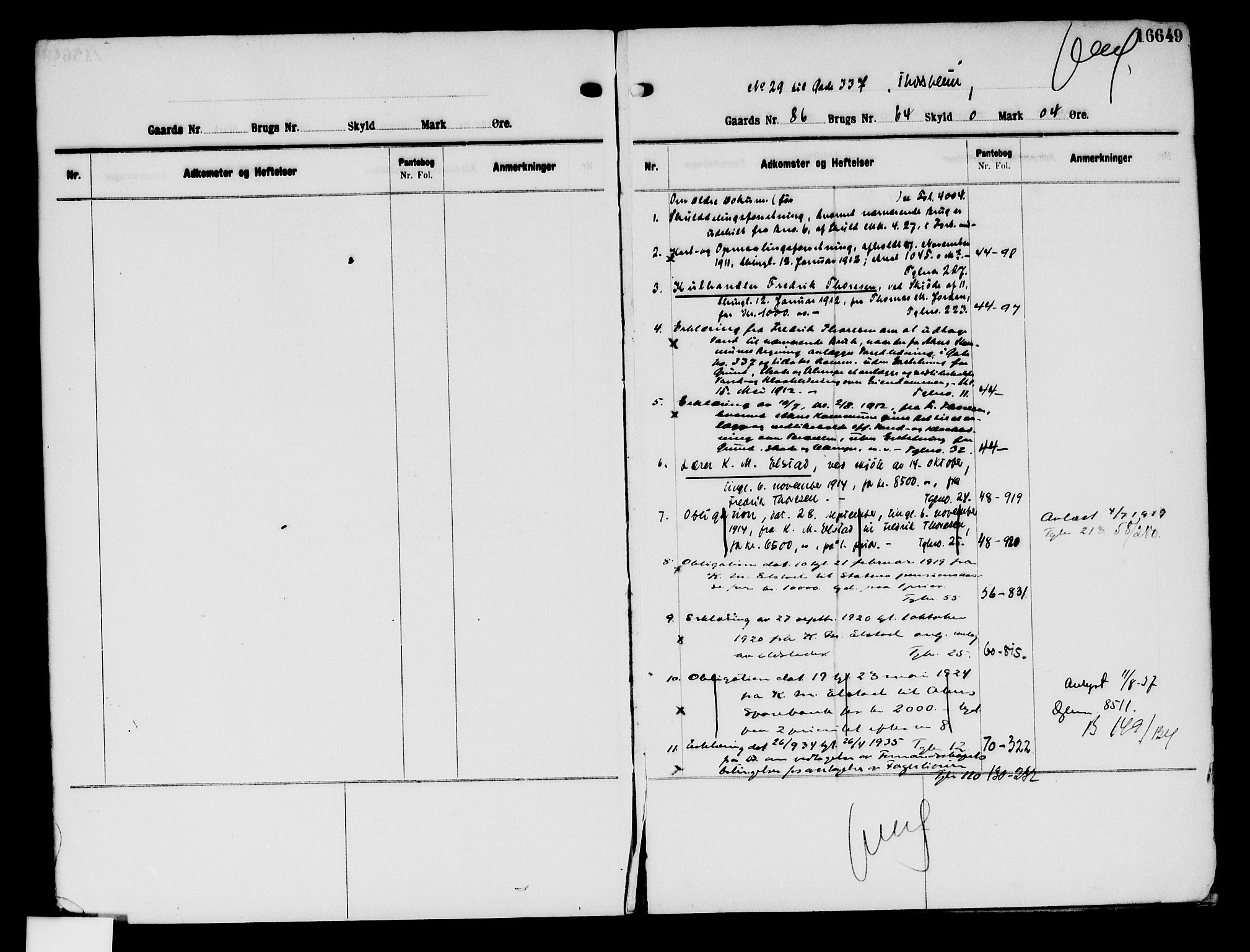 Aker herredsskriveri, SAO/A-10896/G/Ga/Gab/Gaba/L0029: Mortgage register no. I 29, 1911-1950, p. 16649