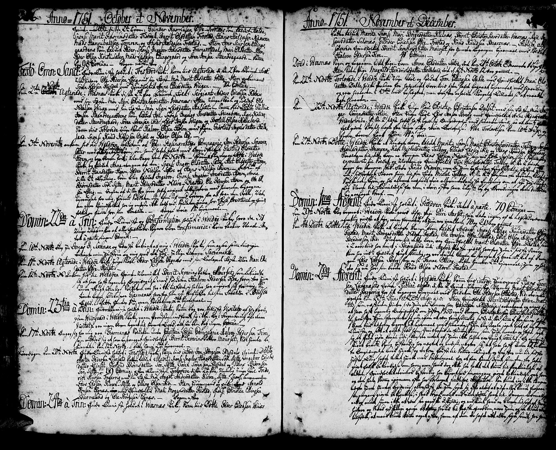 Ministerialprotokoller, klokkerbøker og fødselsregistre - Møre og Romsdal, AV/SAT-A-1454/547/L0599: Parish register (official) no. 547A01, 1721-1764, p. 345-346