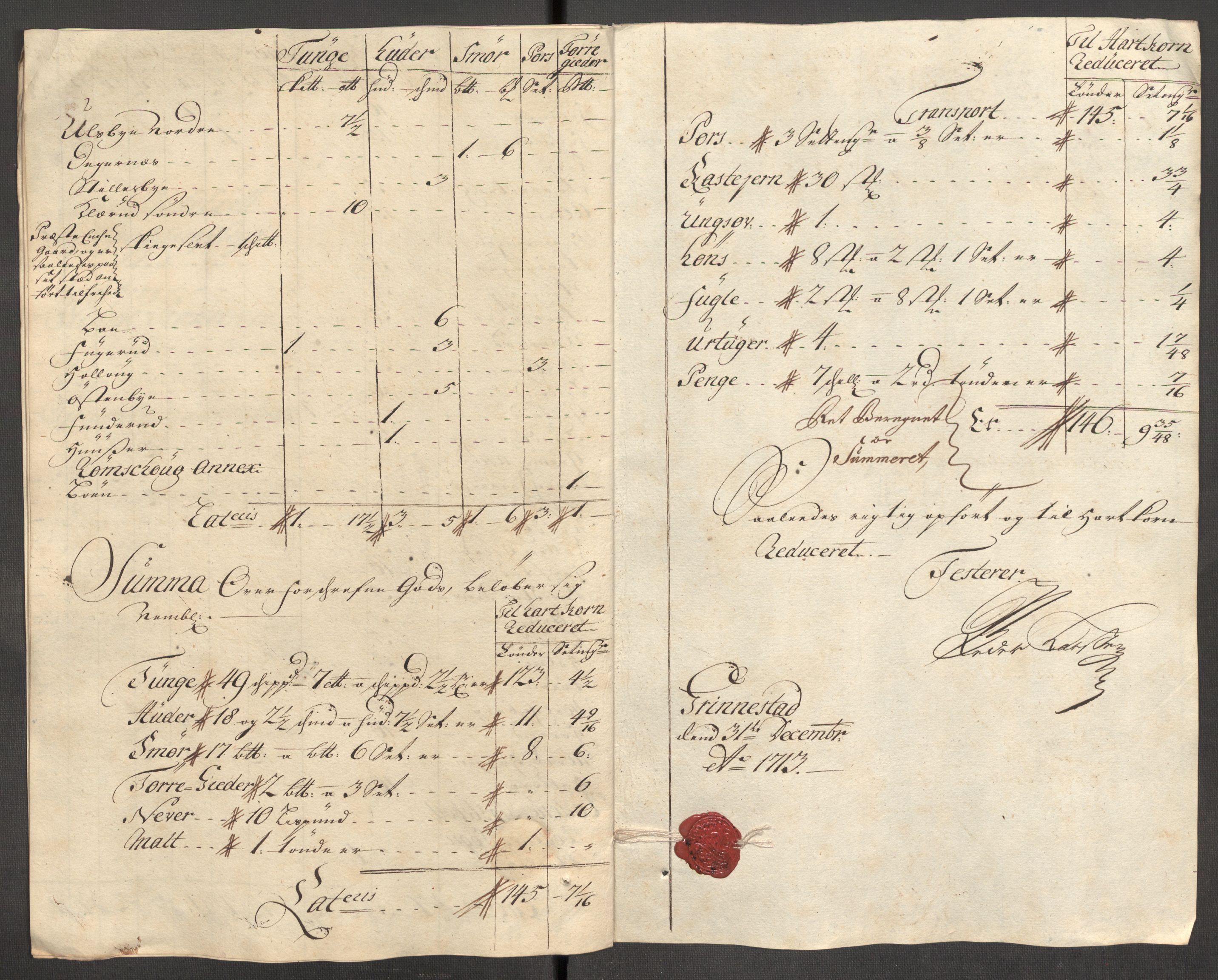 Rentekammeret inntil 1814, Reviderte regnskaper, Fogderegnskap, AV/RA-EA-4092/R07/L0307: Fogderegnskap Rakkestad, Heggen og Frøland, 1713, p. 193