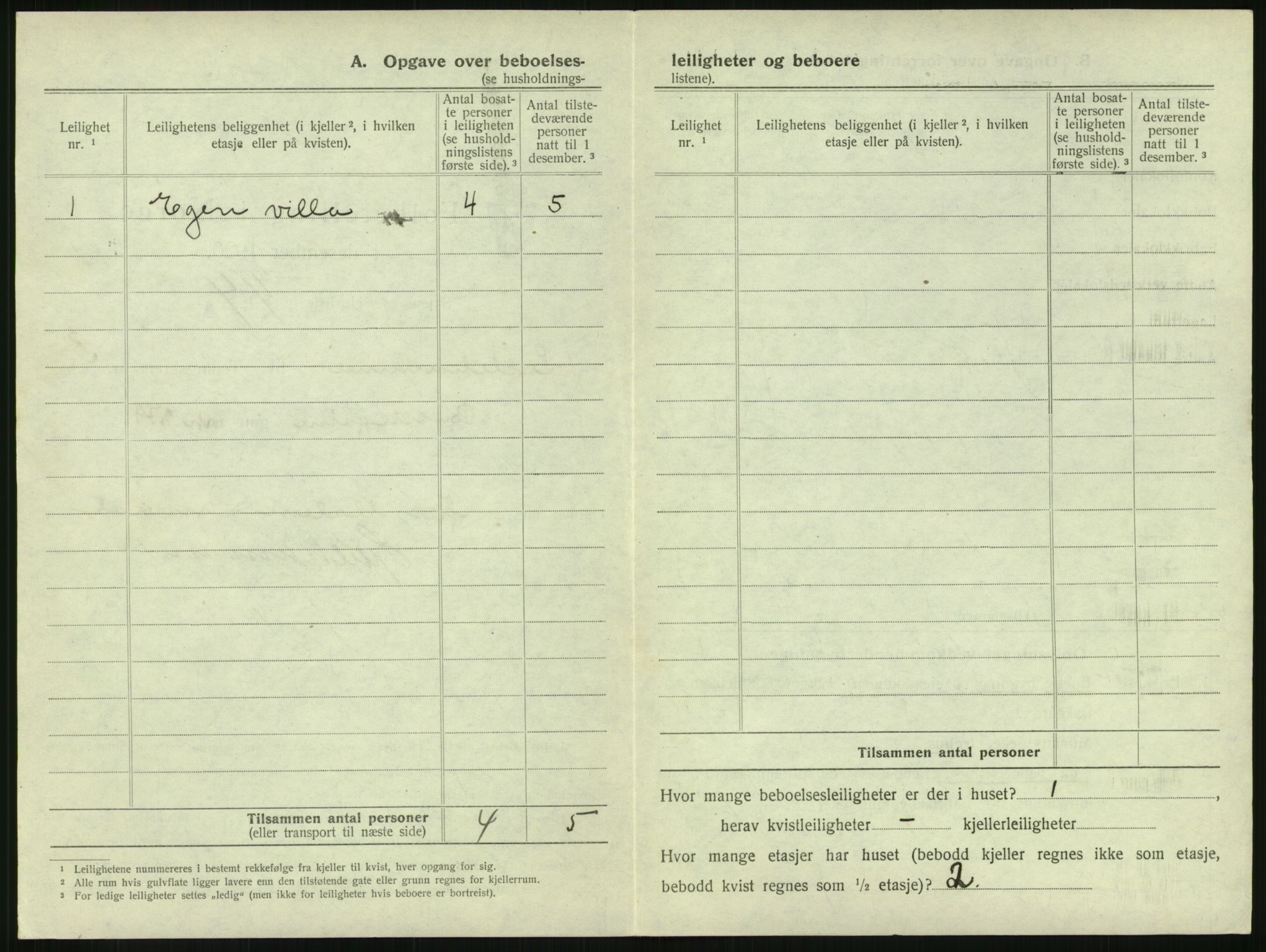 SAH, 1920 census for Lillehammer, 1920, p. 393