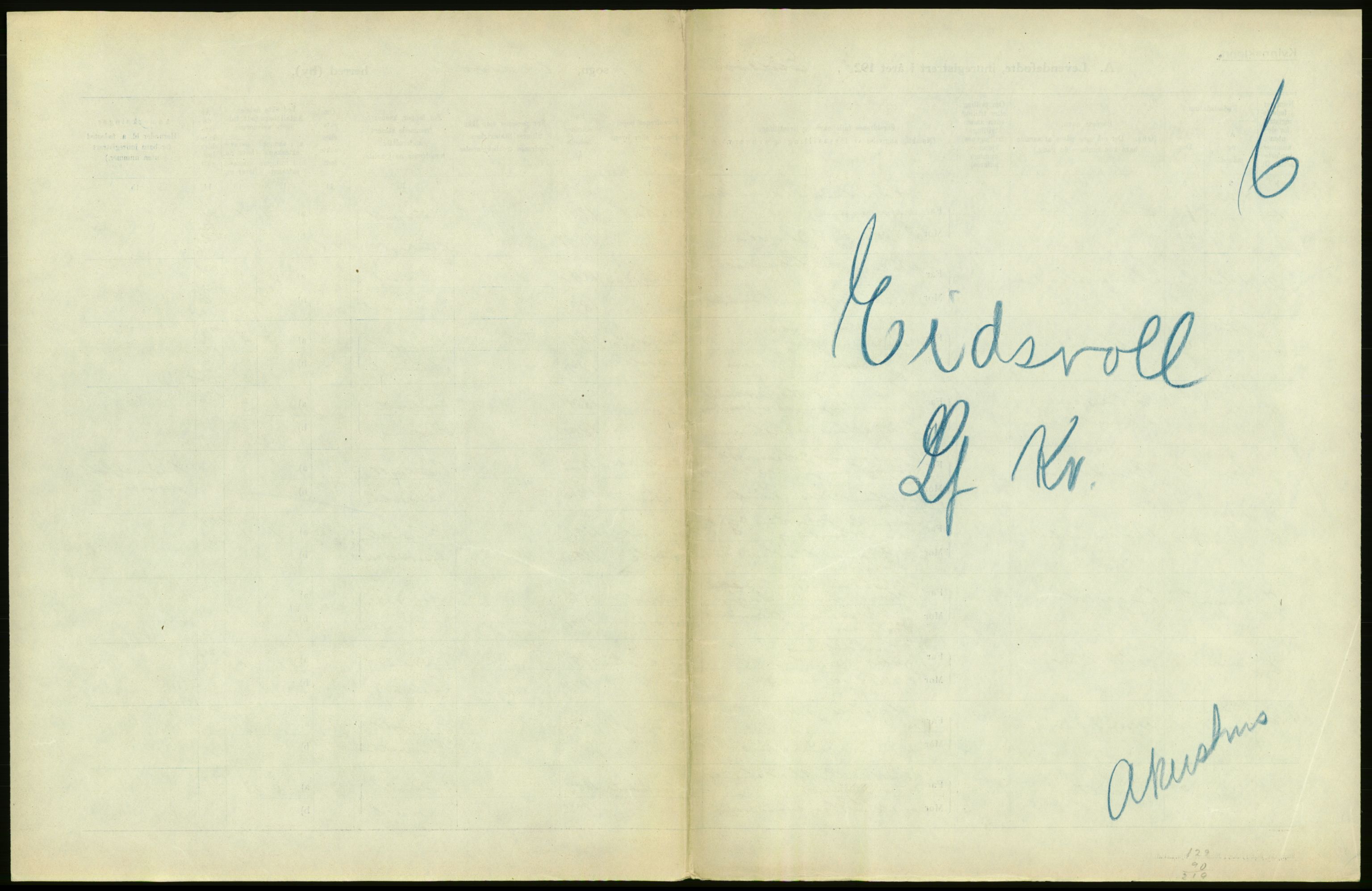 Statistisk sentralbyrå, Sosiodemografiske emner, Befolkning, RA/S-2228/D/Df/Dfc/Dfcc/L0003: Akershus fylke: Levendefødte menn og kvinner. Bygder., 1923, p. 31