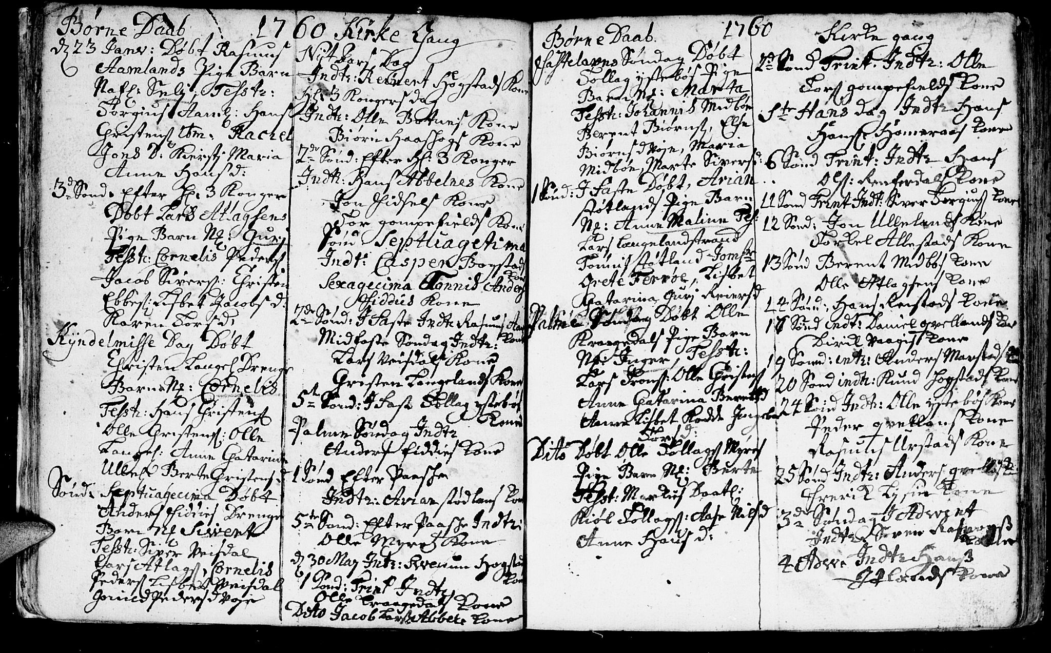 Flekkefjord sokneprestkontor, AV/SAK-1111-0012/F/Fa/Fab/L0001: Parish register (official) no. A 1, 1750-1780, p. 44-45