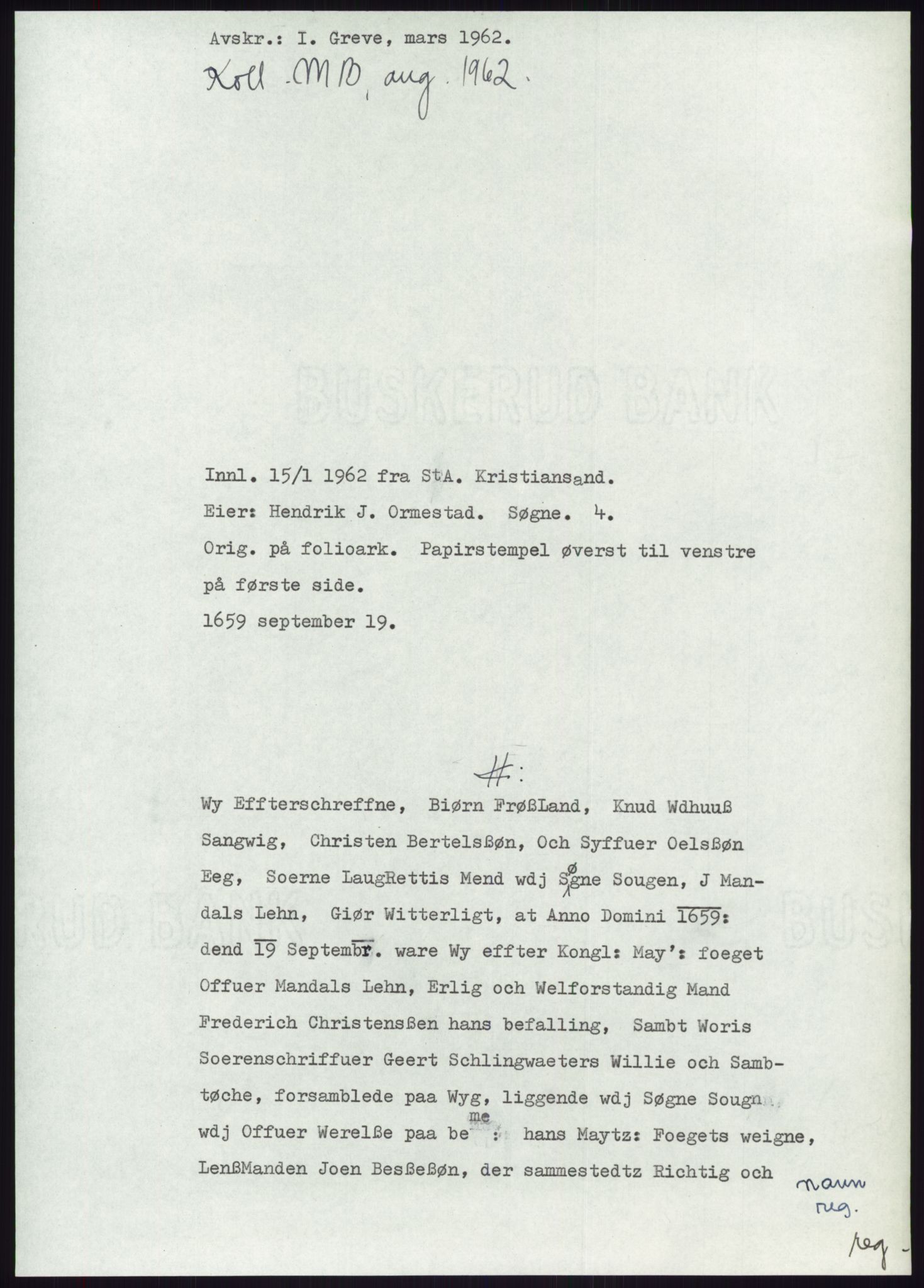 Samlinger til kildeutgivelse, Diplomavskriftsamlingen, RA/EA-4053/H/Ha, p. 2216