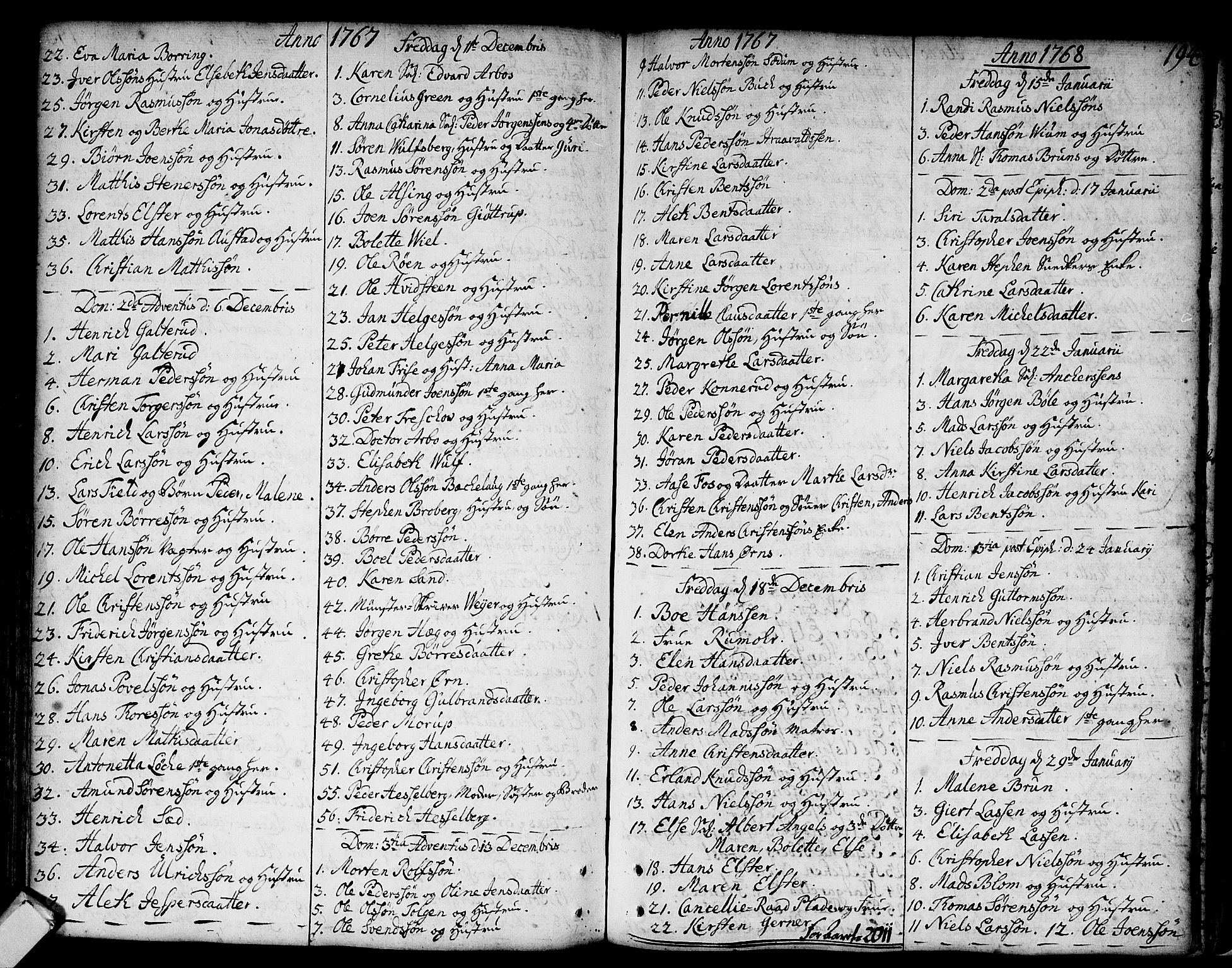 Strømsø kirkebøker, SAKO/A-246/F/Fa/L0008: Parish register (official) no. I 8, 1748-1774, p. 194