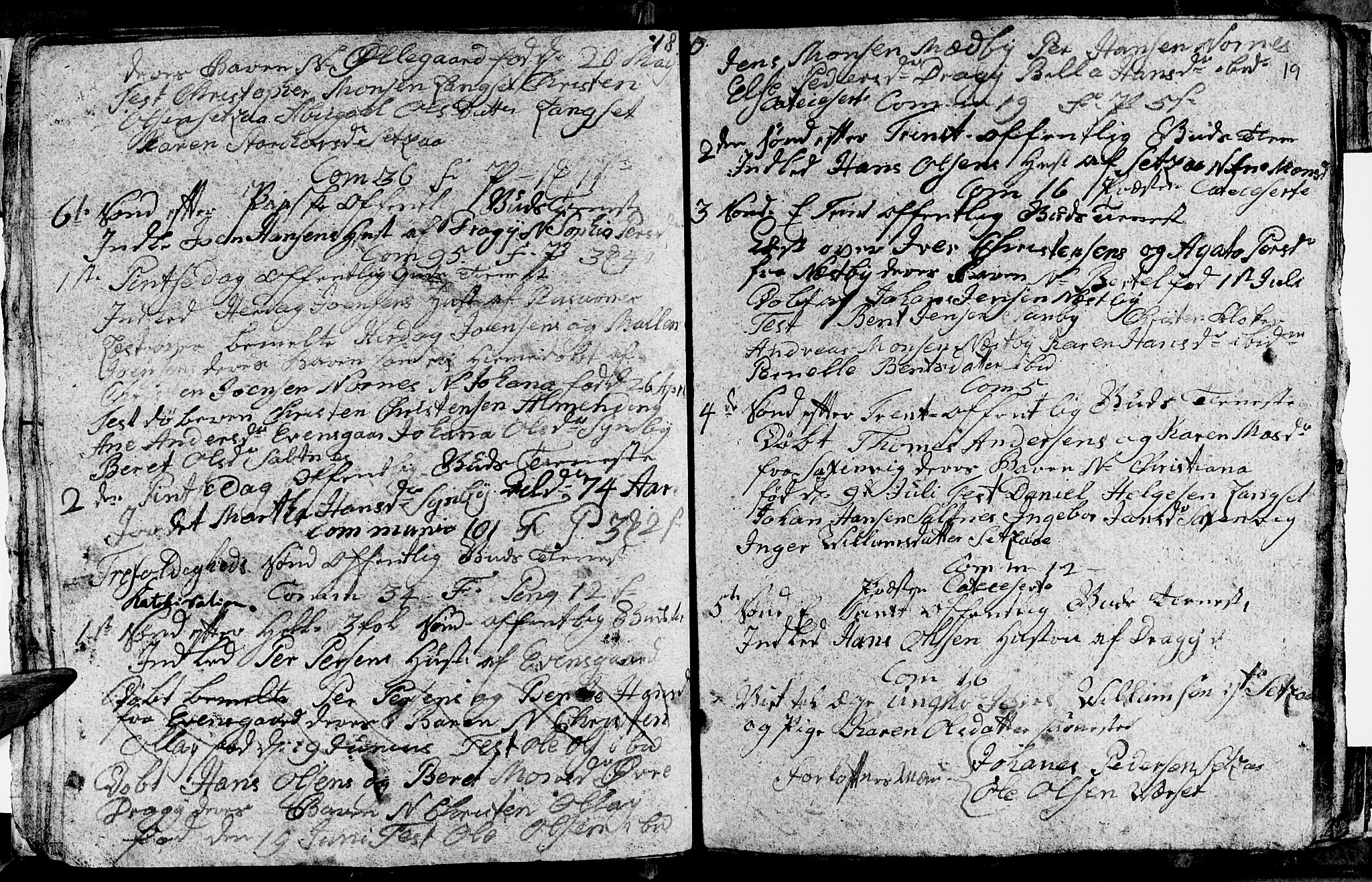 Ministerialprotokoller, klokkerbøker og fødselsregistre - Nordland, AV/SAT-A-1459/847/L0675: Parish register (copy) no. 847C03, 1808-1820, p. 19