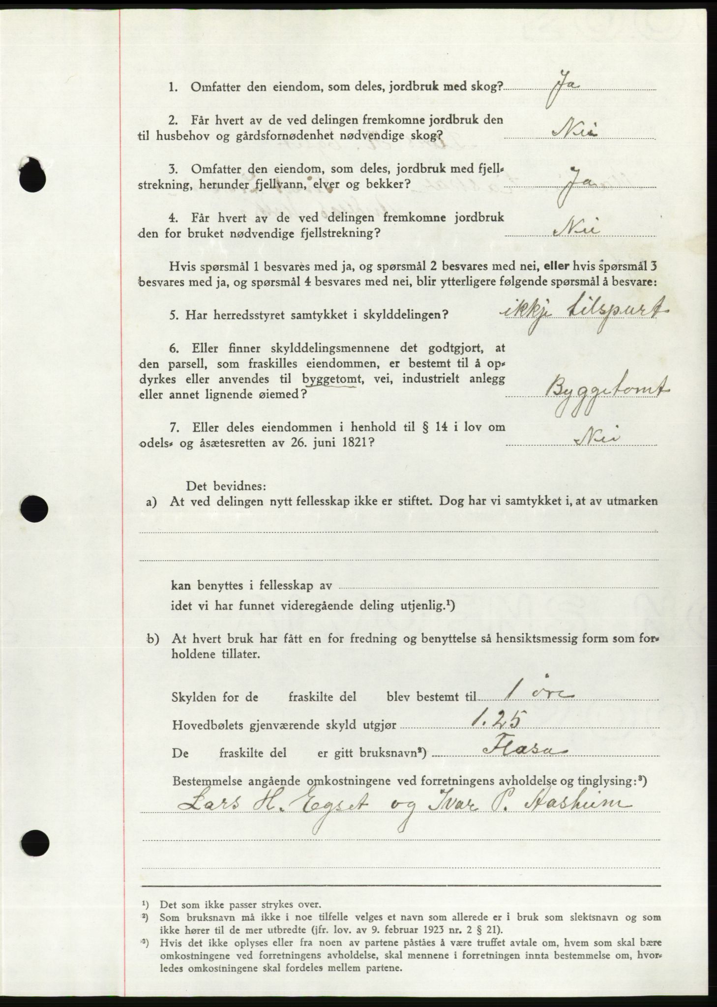 Søre Sunnmøre sorenskriveri, AV/SAT-A-4122/1/2/2C/L0078: Mortgage book no. 4A, 1946-1946, Diary no: : 373/1946