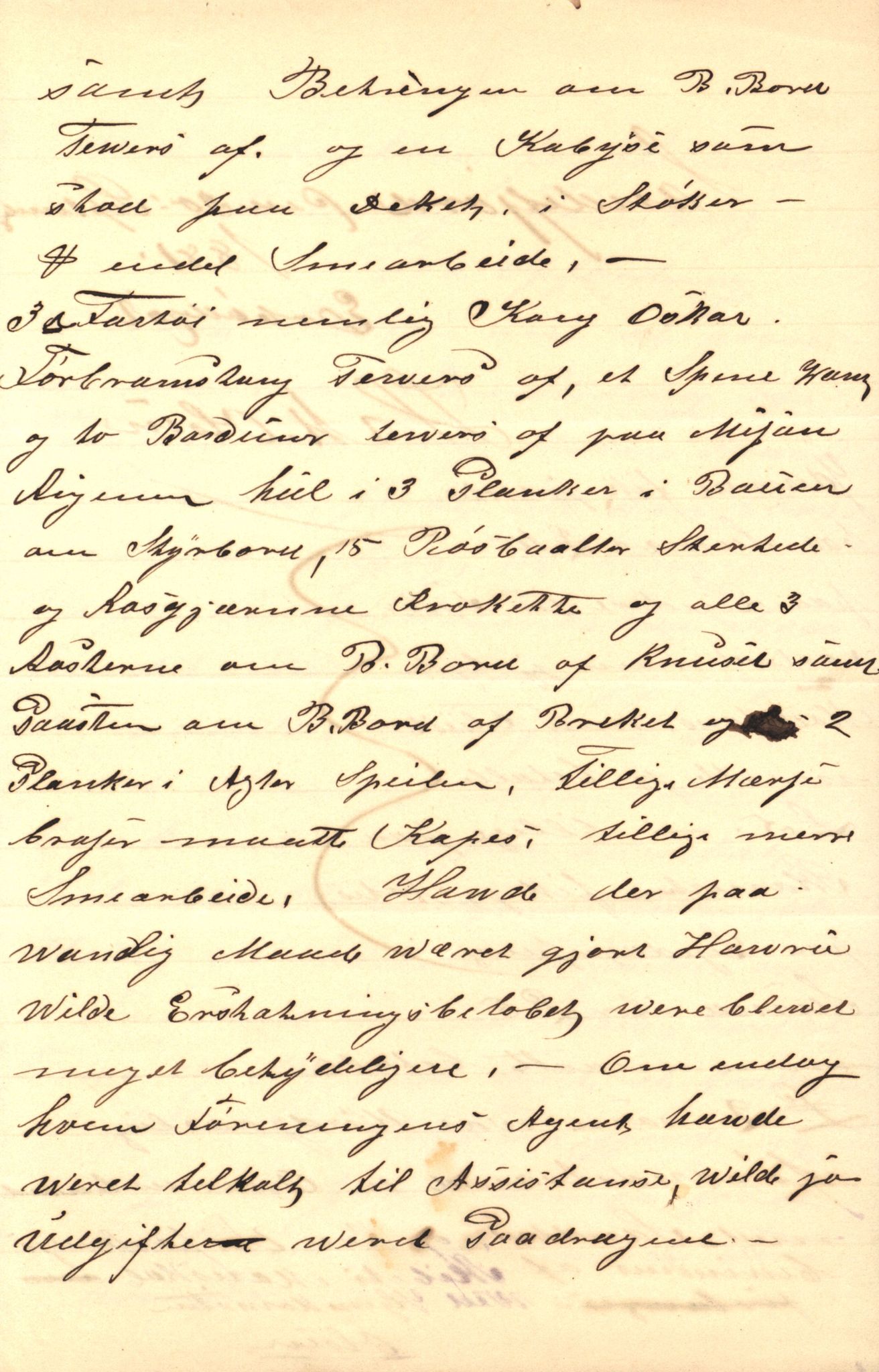 Pa 63 - Østlandske skibsassuranceforening, VEMU/A-1079/G/Ga/L0014/0003: Havaridokumenter / Helene, Joanchas, Kong Oskar af Sandefjord, Kong Oscar af Haugesund, 1881, p. 19