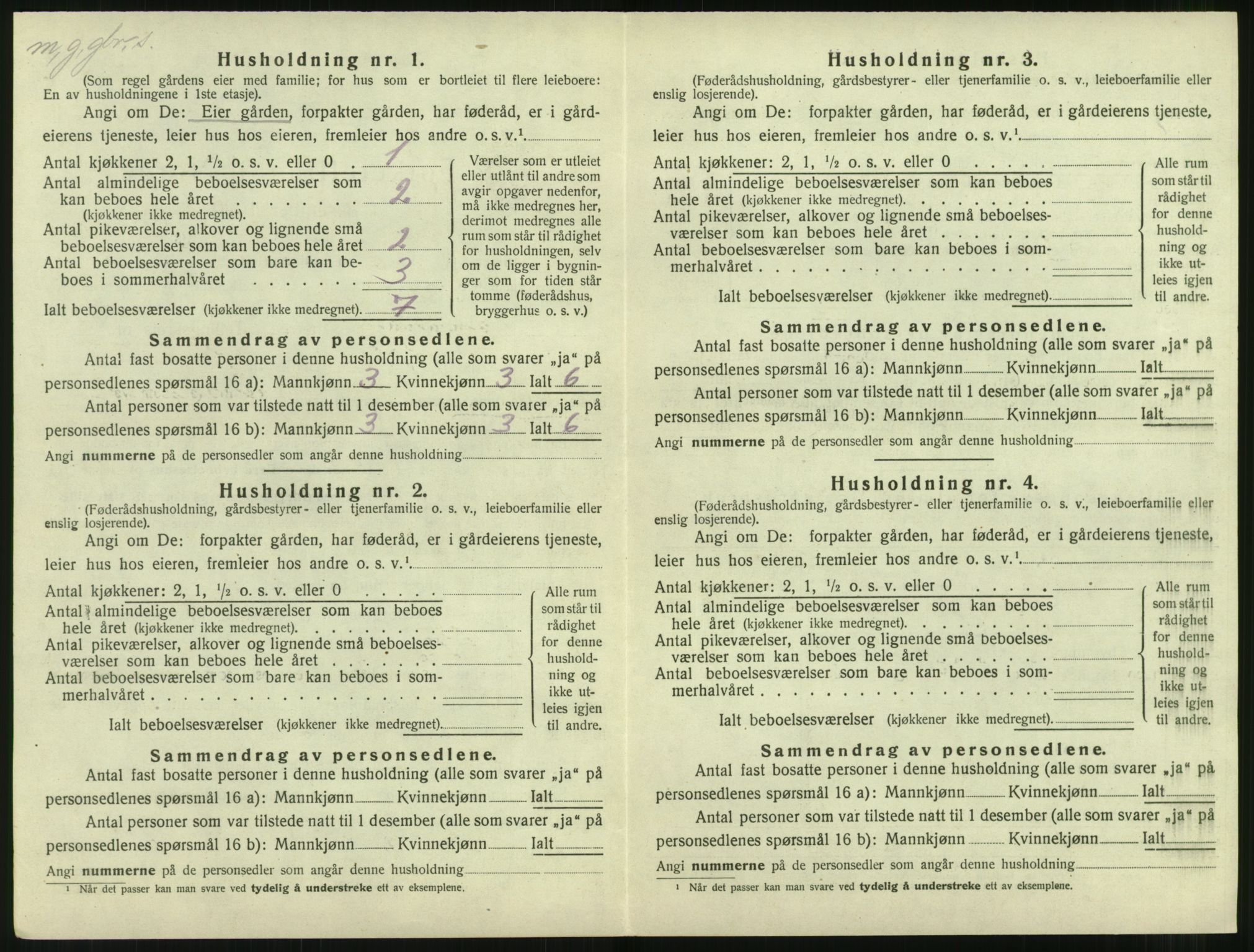 SAT, 1920 census for Aukra, 1920, p. 656