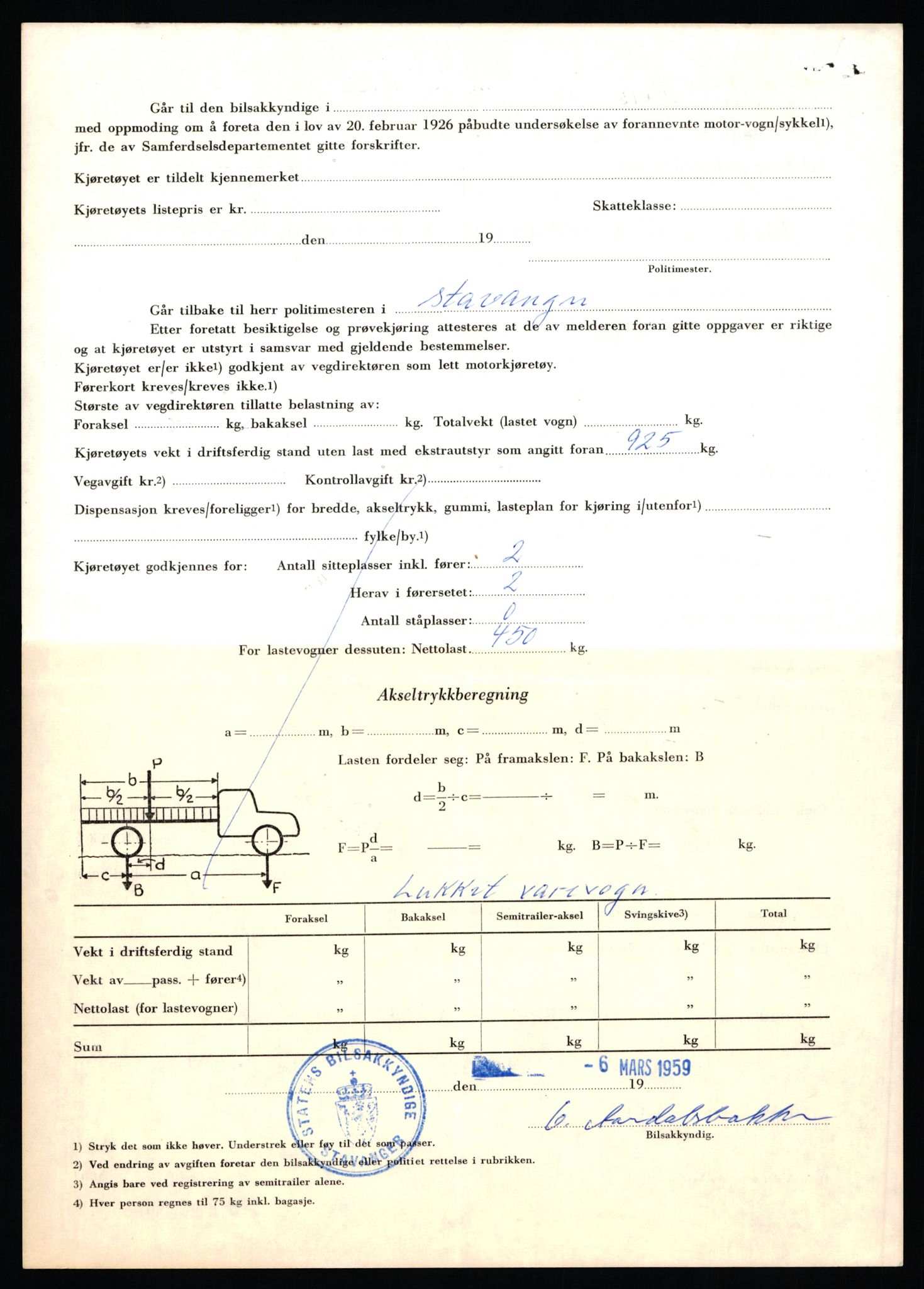 Stavanger trafikkstasjon, AV/SAST-A-101942/0/F/L0009: L-3000 - L-3349, 1930-1971, p. 1522