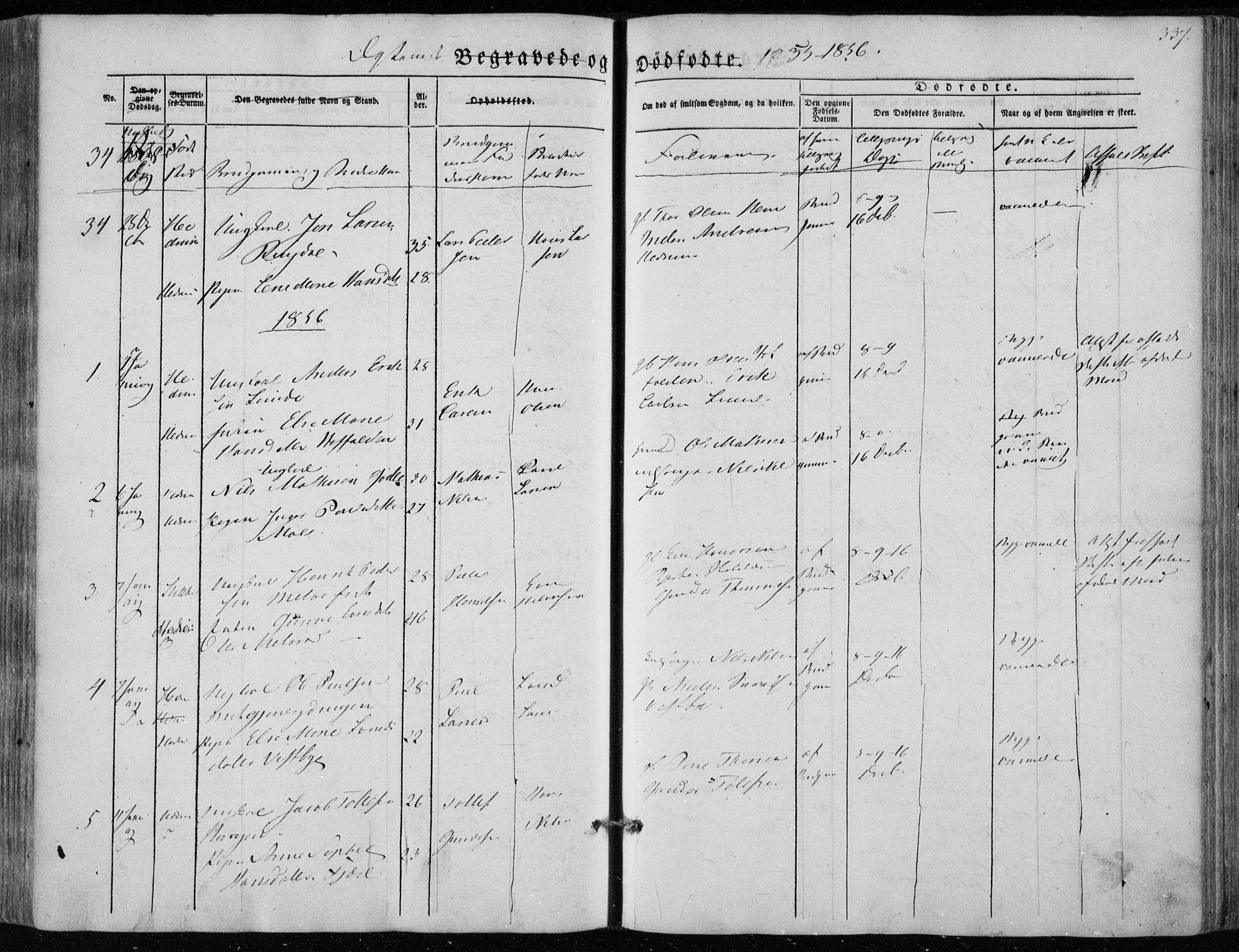 Hedrum kirkebøker, SAKO/A-344/F/Fa/L0006: Parish register (official) no. I 6, 1849-1857, p. 337