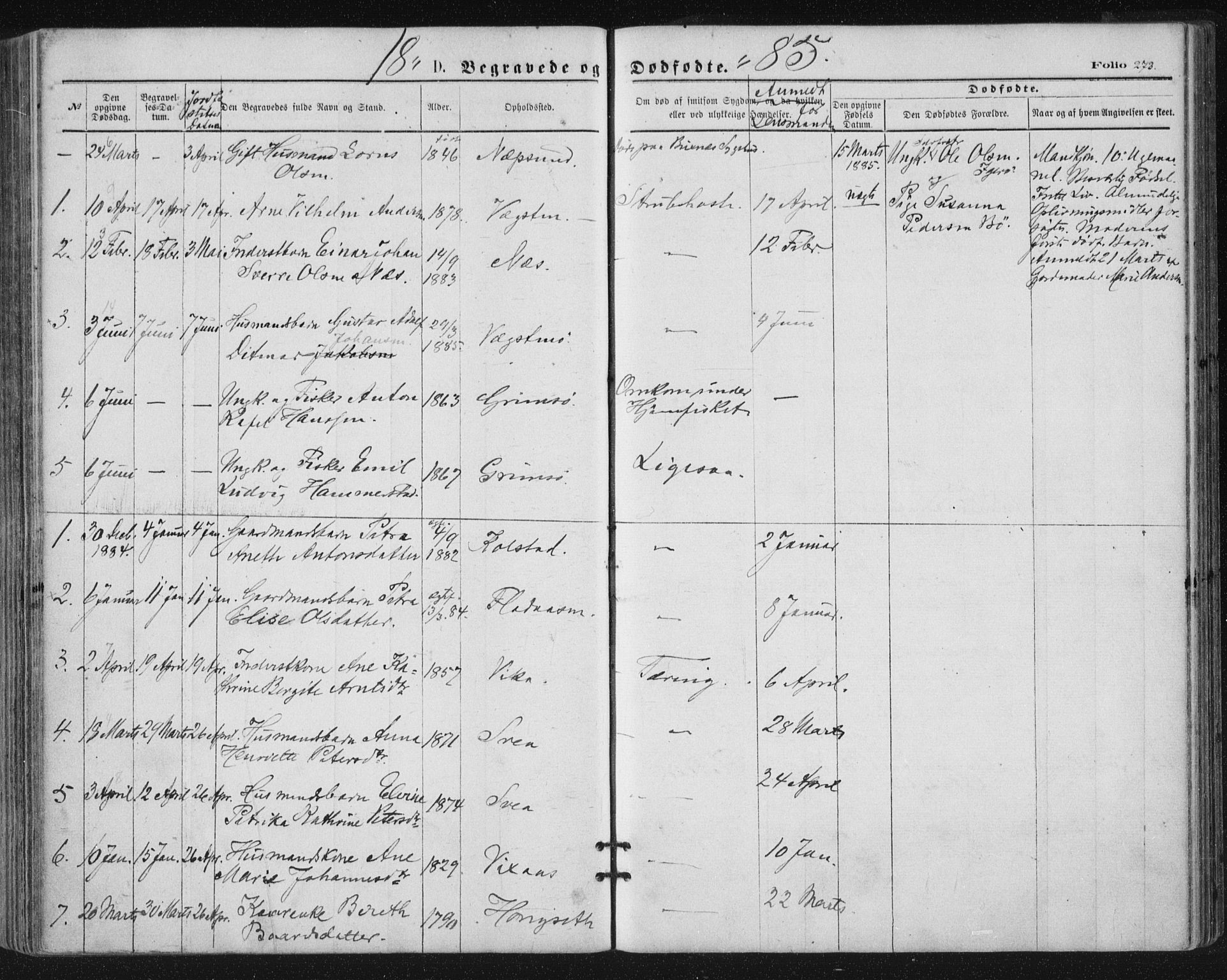 Ministerialprotokoller, klokkerbøker og fødselsregistre - Nordland, SAT/A-1459/816/L0241: Parish register (official) no. 816A07, 1870-1885, p. 273