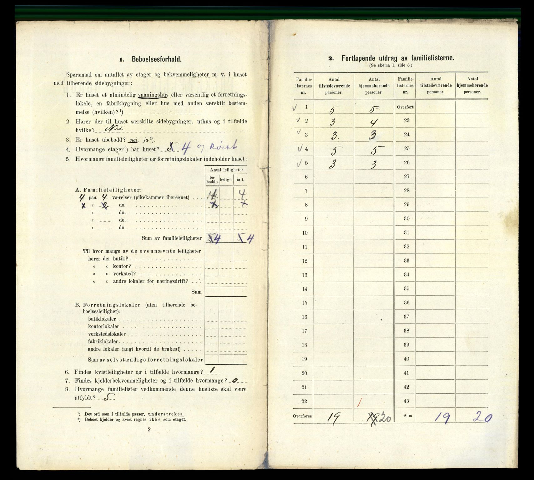 RA, 1910 census for Bergen, 1910, p. 20092