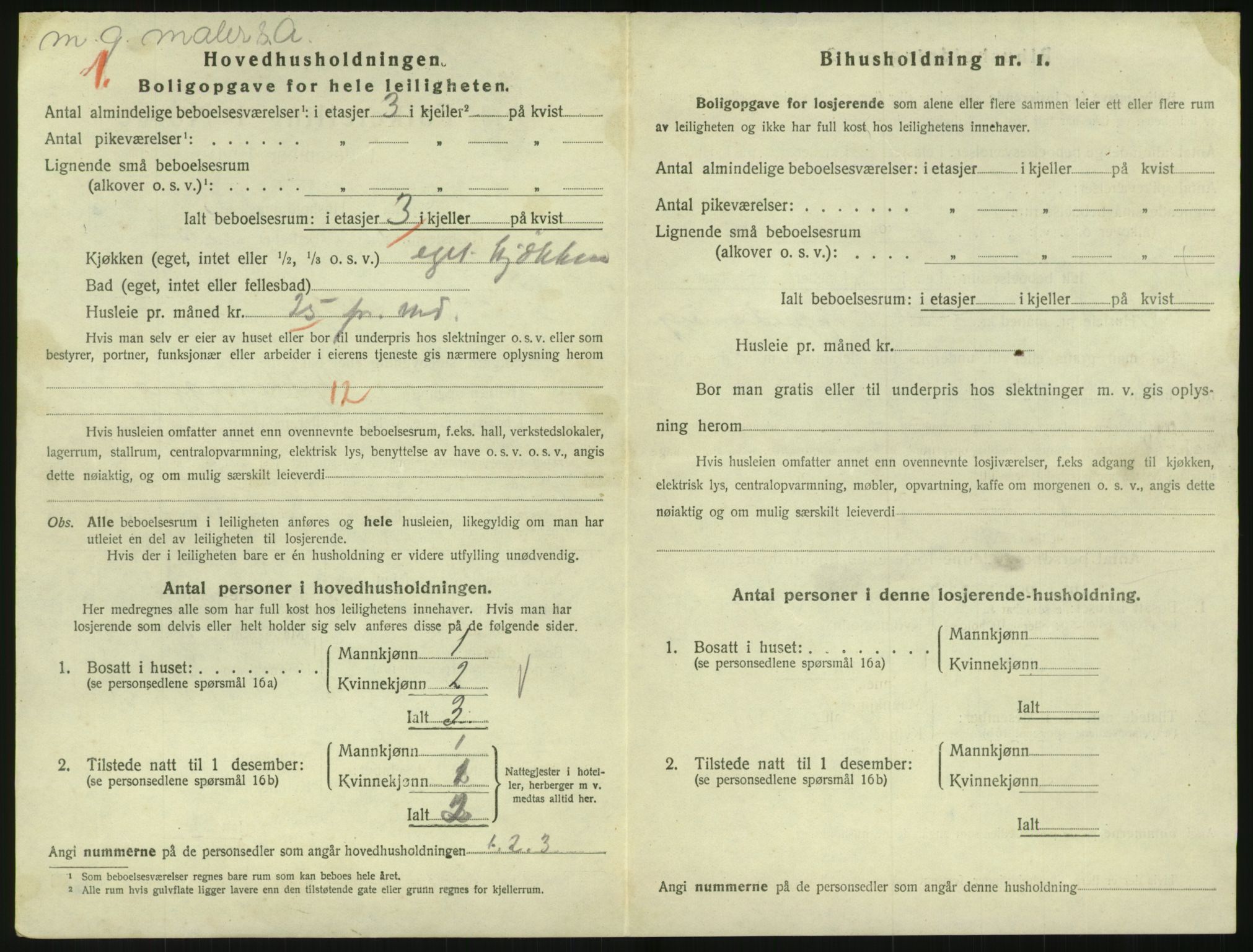 SAK, 1920 census for Arendal, 1920, p. 4617