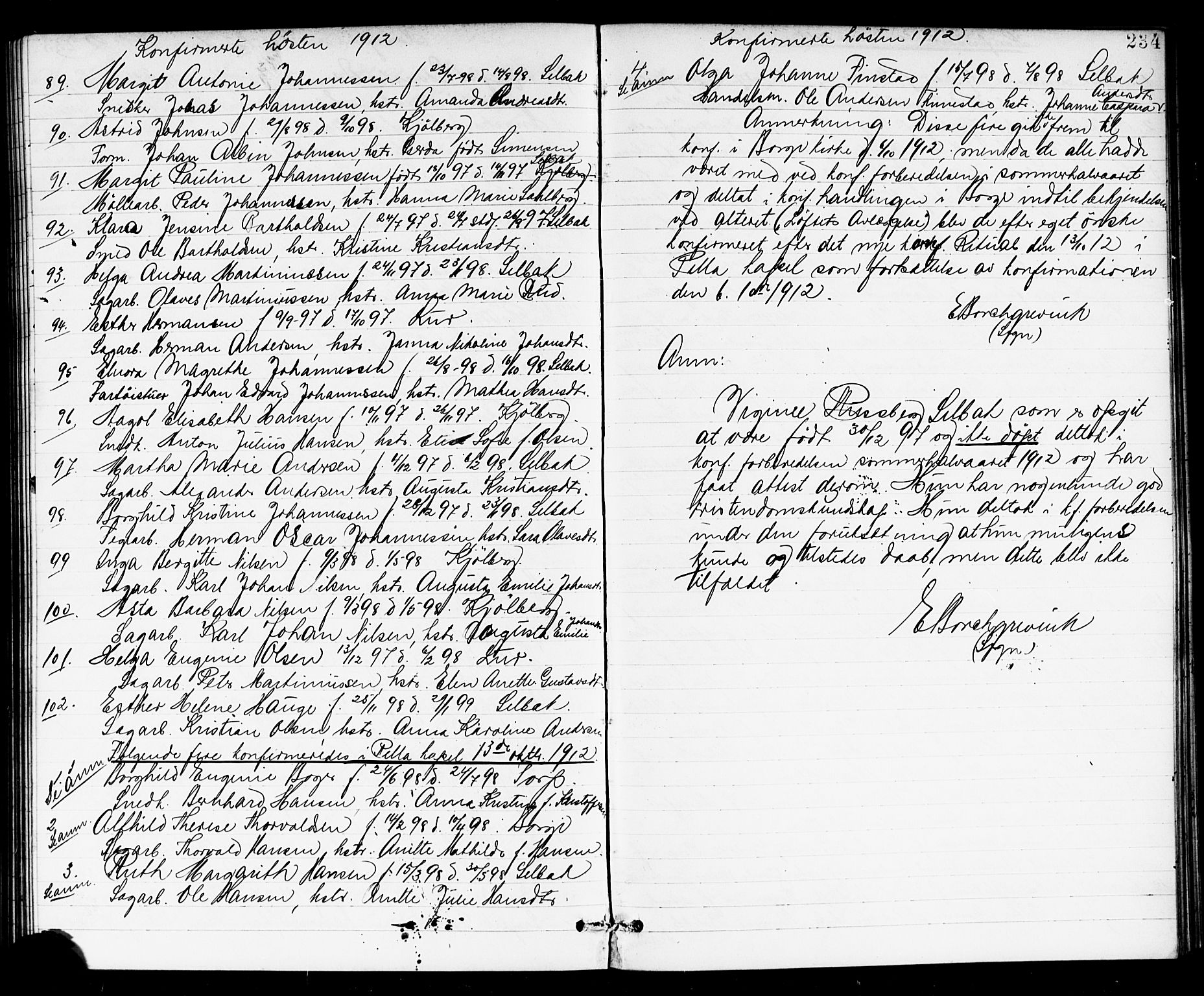 Borge prestekontor Kirkebøker, SAO/A-10903/G/Ga/L0002: Parish register (copy) no. I 2, 1875-1923, p. 234