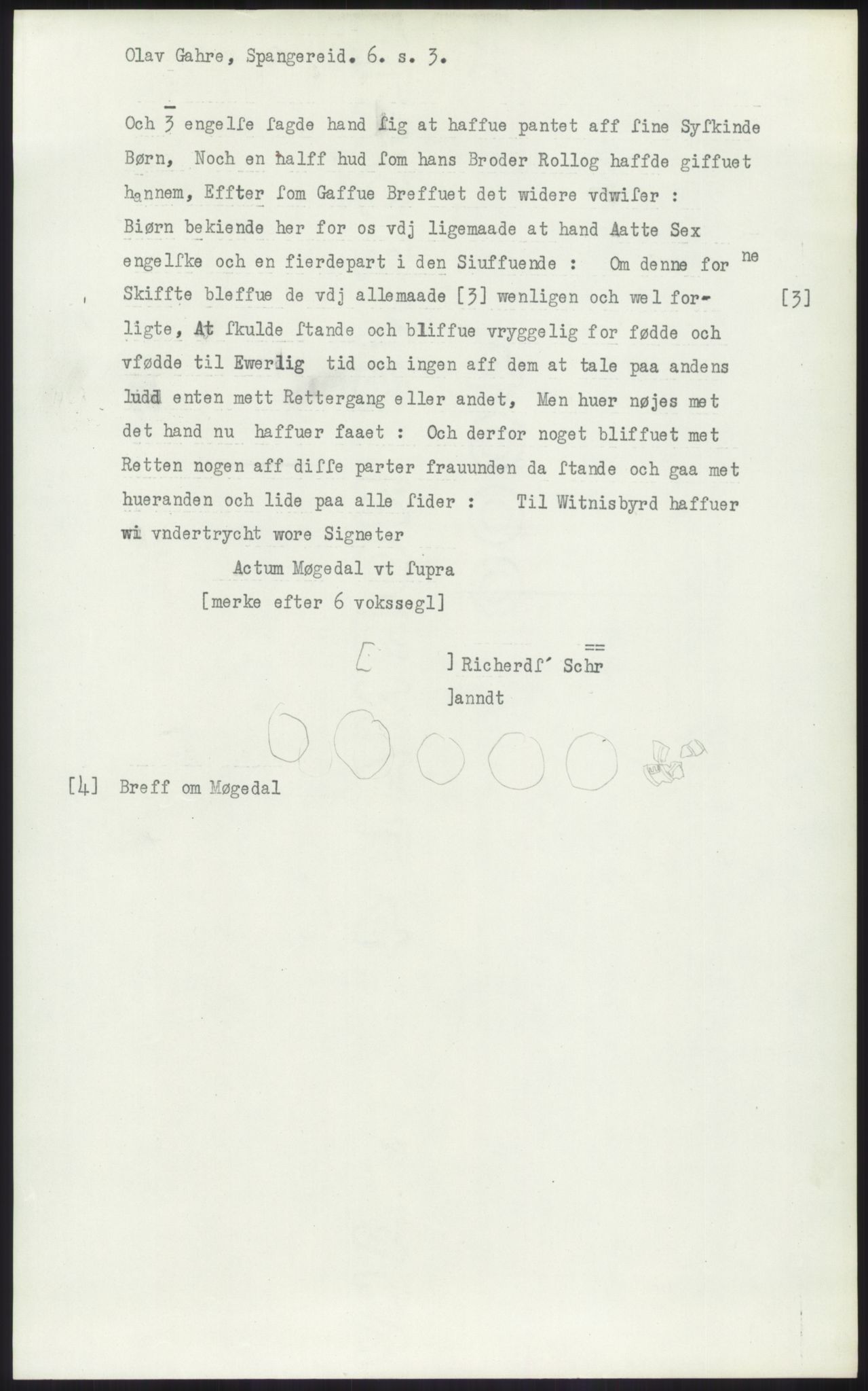 Samlinger til kildeutgivelse, Diplomavskriftsamlingen, AV/RA-EA-4053/H/Ha, p. 1252