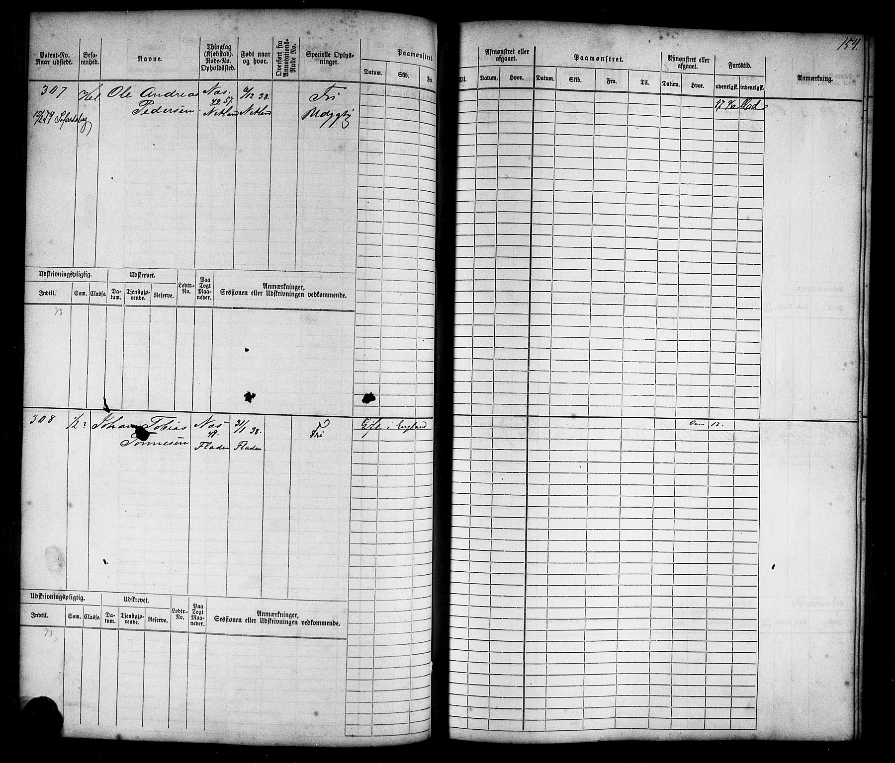 Flekkefjord mønstringskrets, AV/SAK-2031-0018/F/Fb/L0008: Hovedrulle nr 1-770, Æ-5, 1867-1900, p. 158