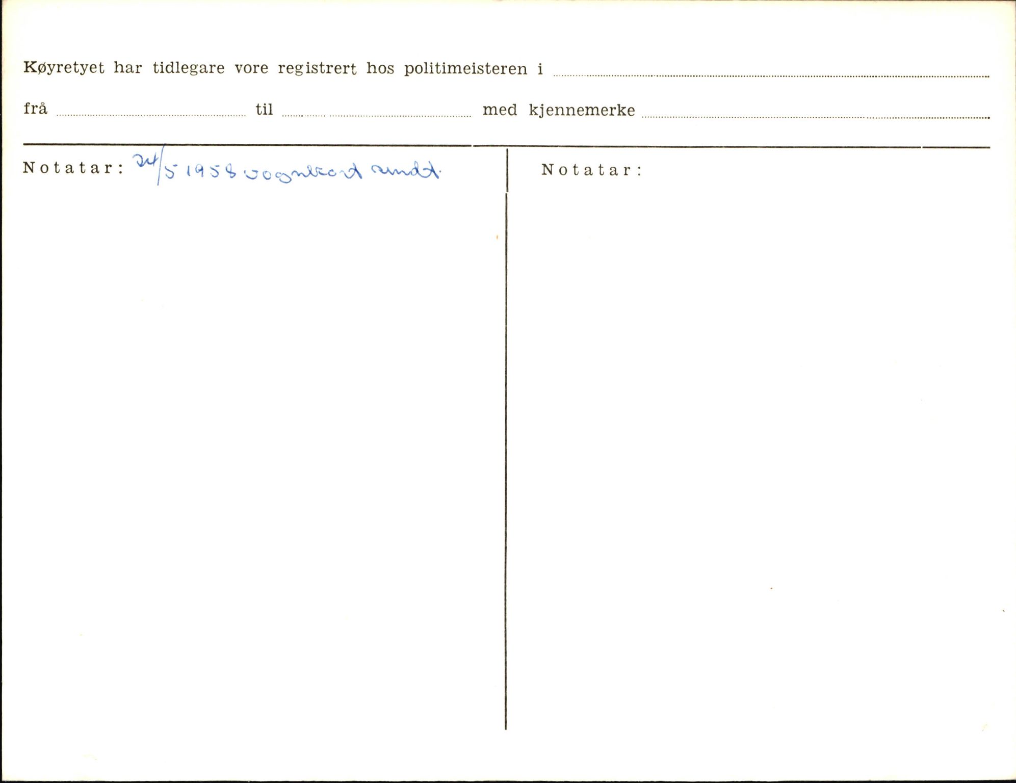 Statens vegvesen, Sogn og Fjordane vegkontor, AV/SAB-A-5301/4/F/L0006: Registerkort utmeldte Fjordane S8300-9500, 1930-1961, p. 27