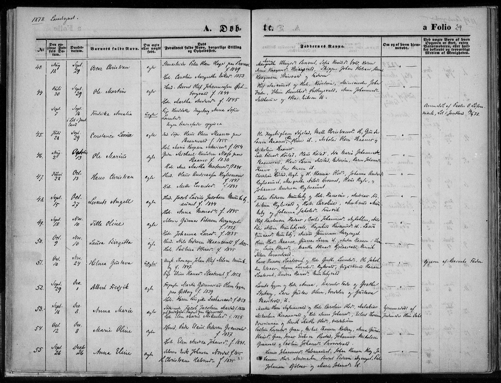 Ministerialprotokoller, klokkerbøker og fødselsregistre - Nord-Trøndelag, SAT/A-1458/720/L0187: Parish register (official) no. 720A04 /2, 1875-1879, p. 29