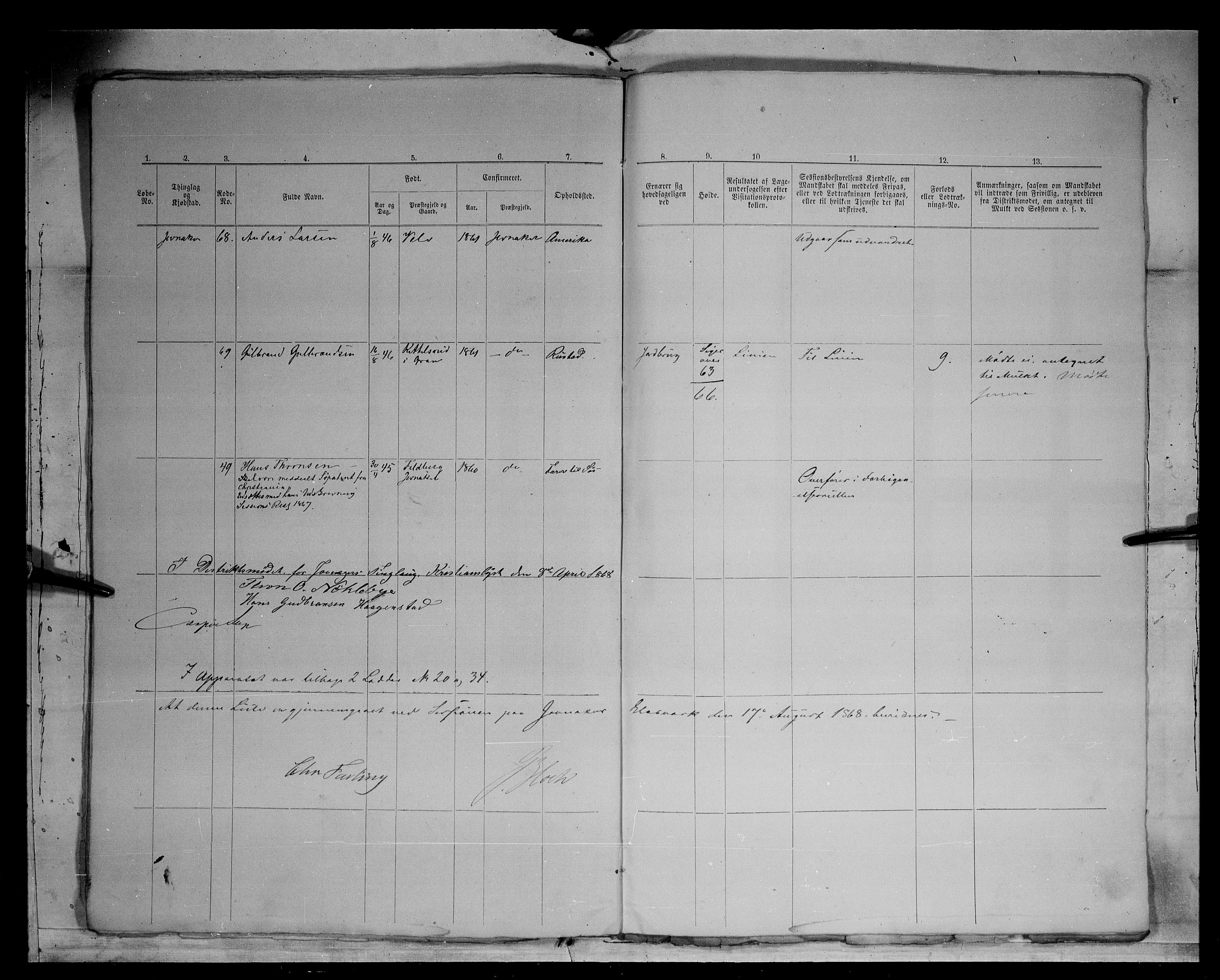 Fylkesmannen i Oppland, AV/SAH-FYO-002/1/K/Kg/L1166: Gran og Jevnaker, 1860-1879, p. 8373
