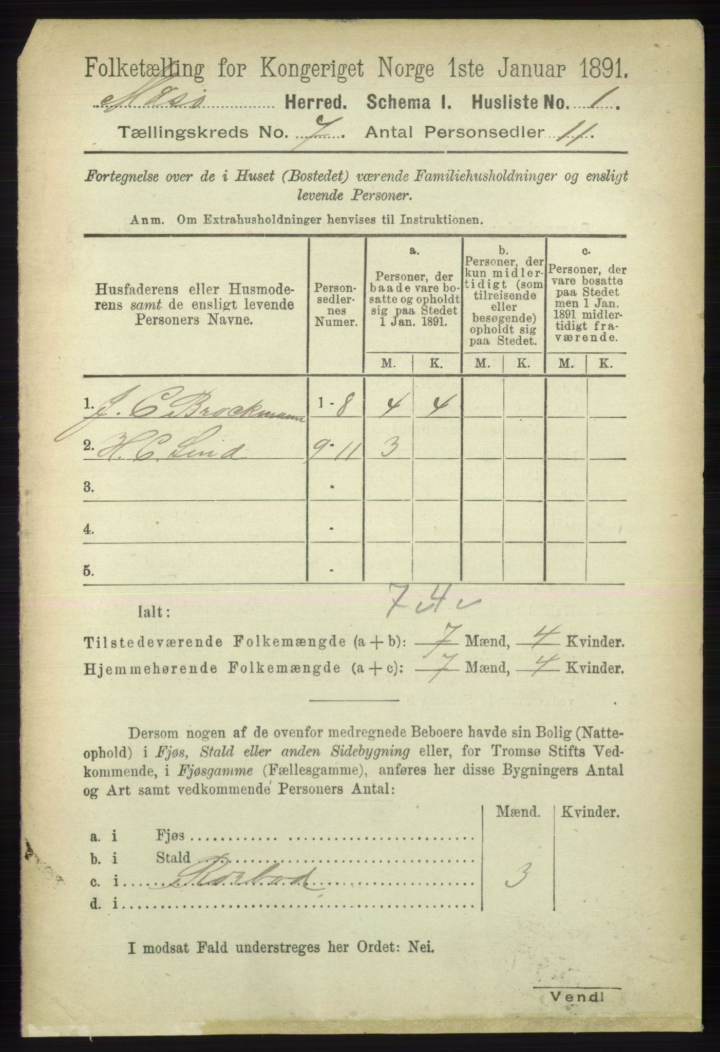 RA, 1891 census for 2018 Måsøy, 1891, p. 1385